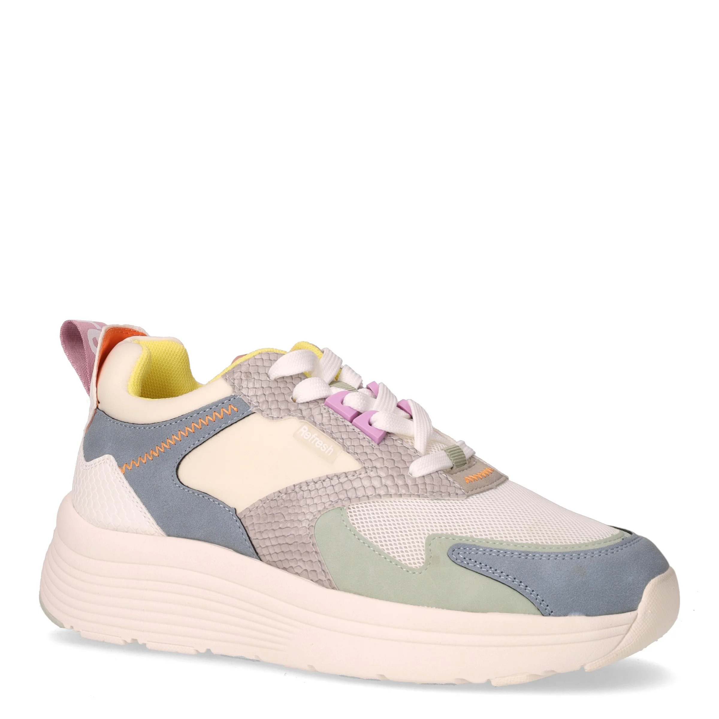 Sneaker in tessuto e ecopelle jeans - Image 2