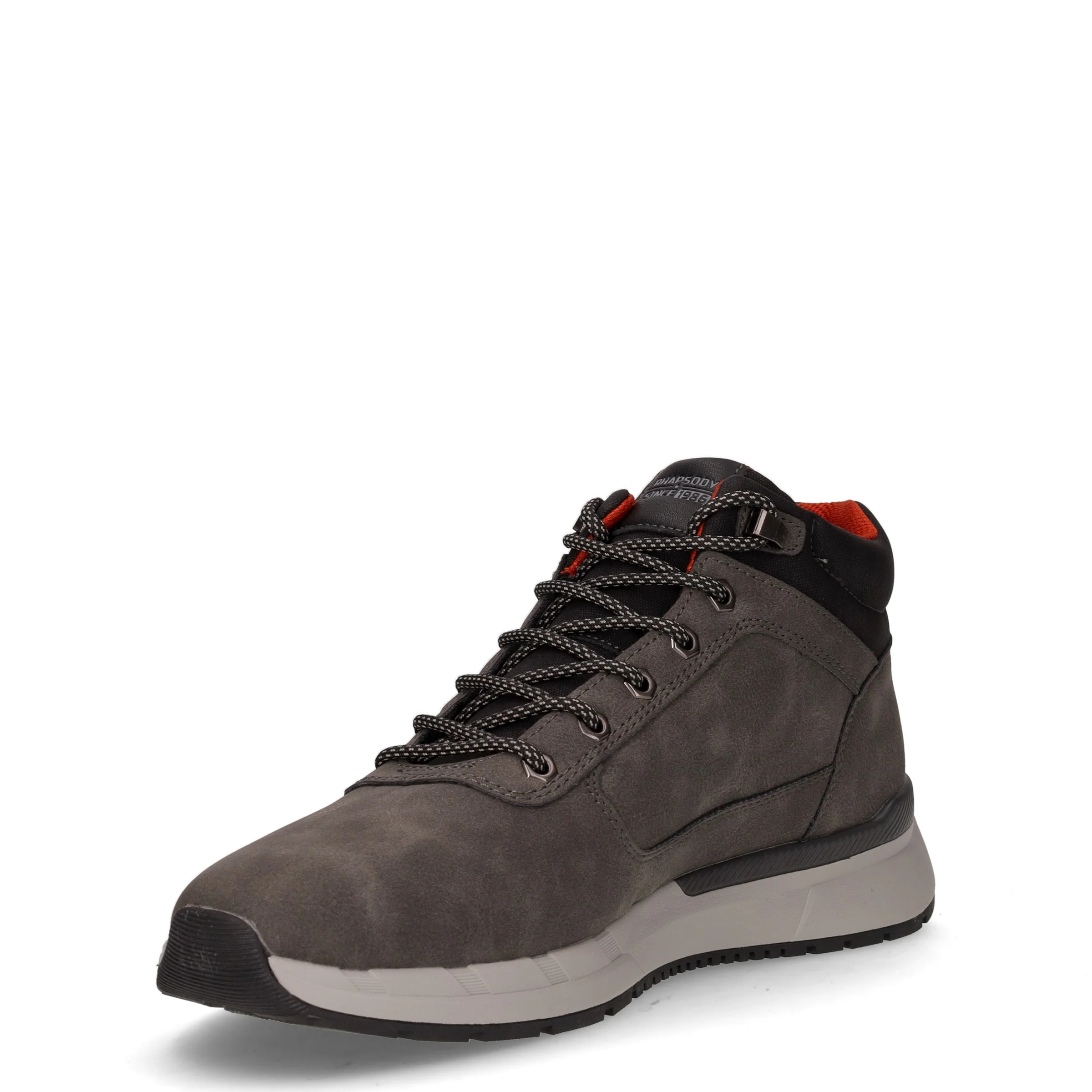 Polacchino sportivo in ecopelle grigio scuro - Image 3