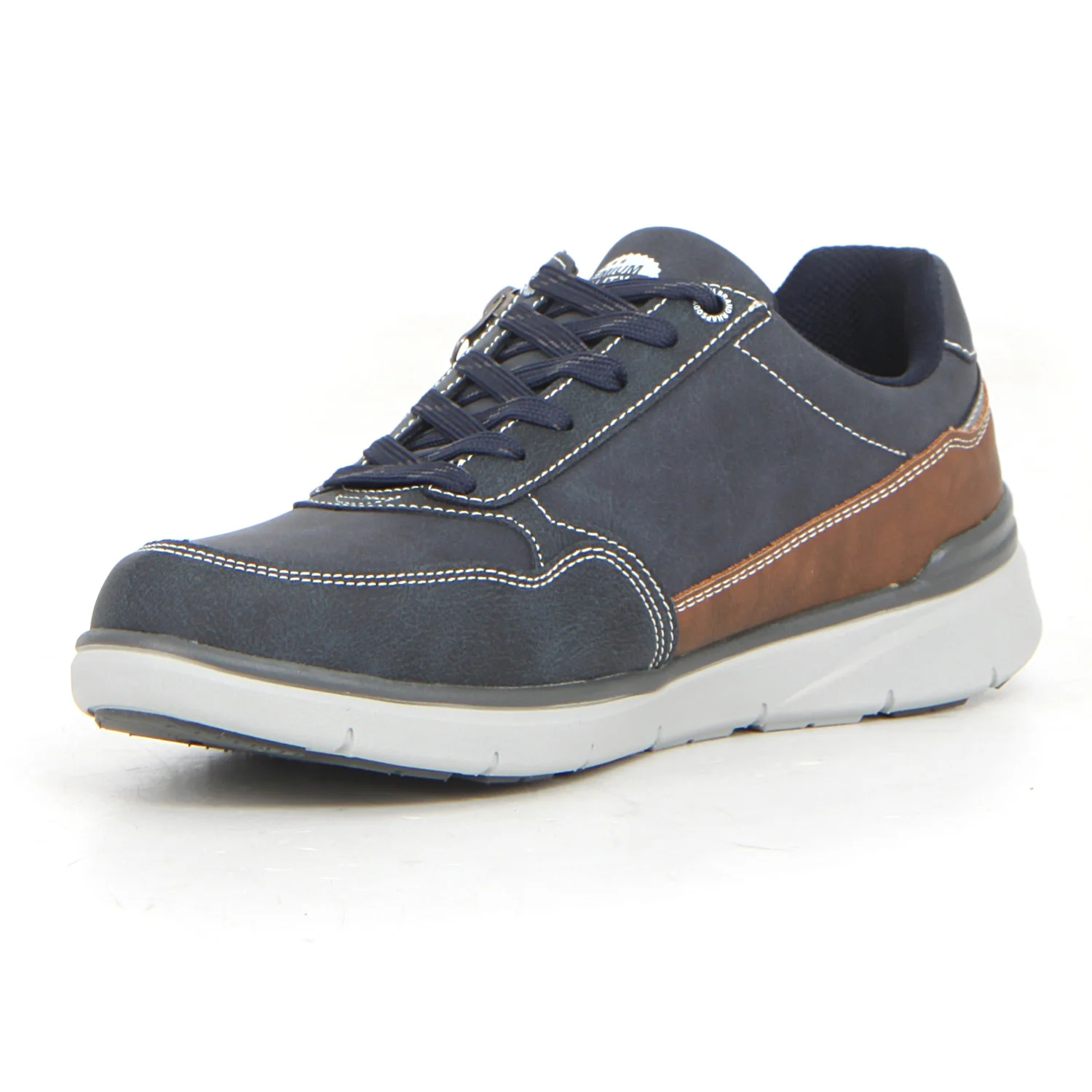 Sneaker con zip navy - Image 3