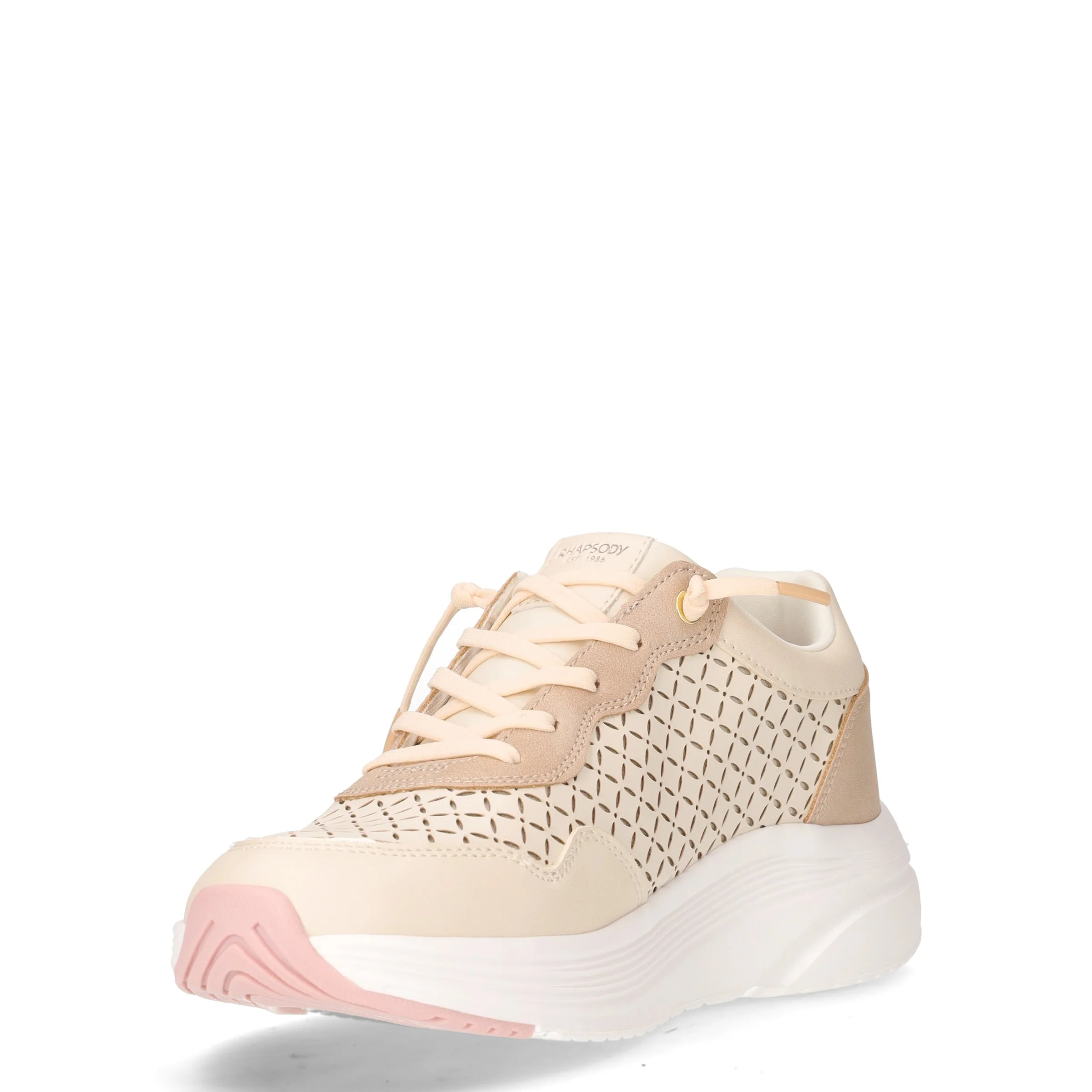 Sneaker in ecopelle crema - Image 3