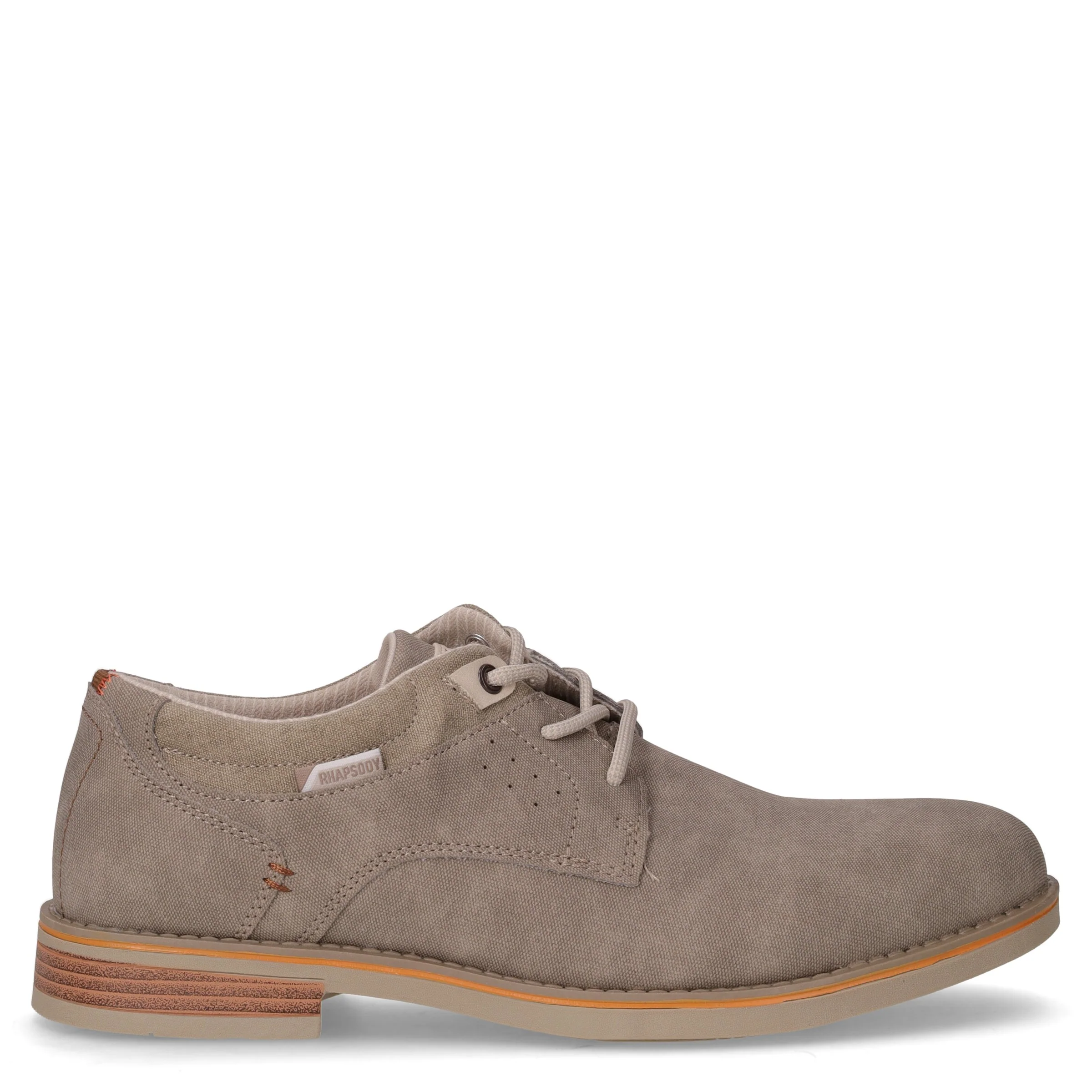 Stringata casual in ecopelle beige