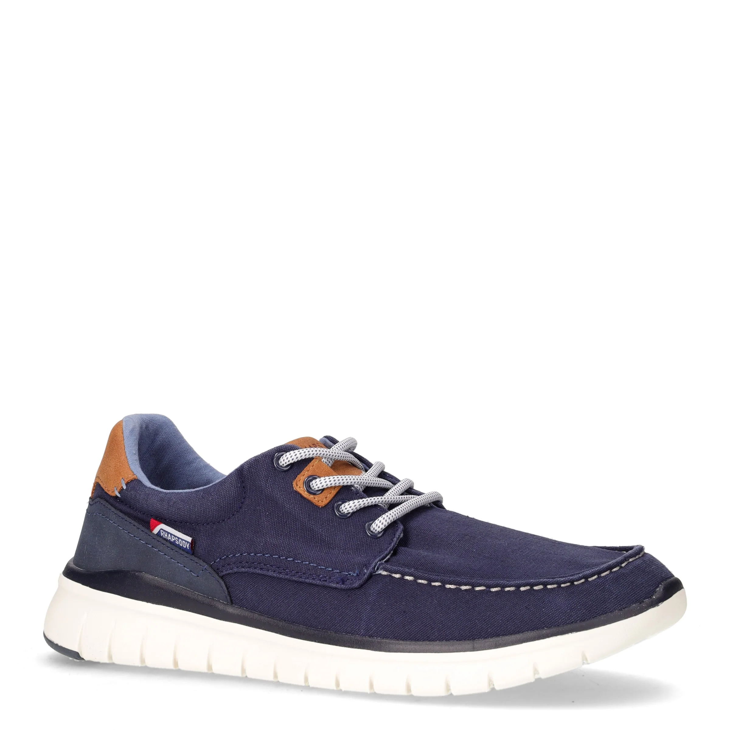 Stringata sportiva in tessuto navy - Image 2