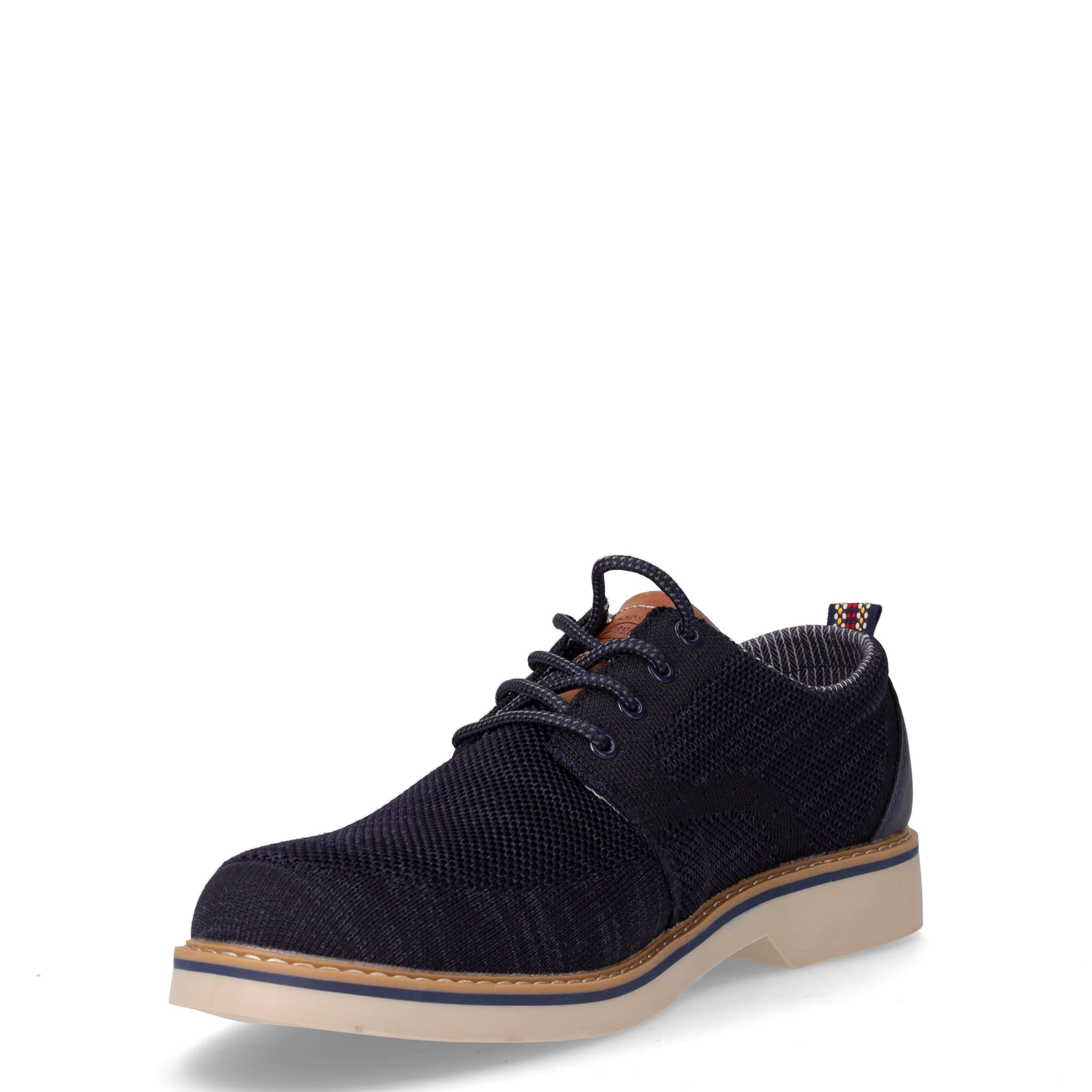 Stringata sportiva in tessuto navy - Image 3