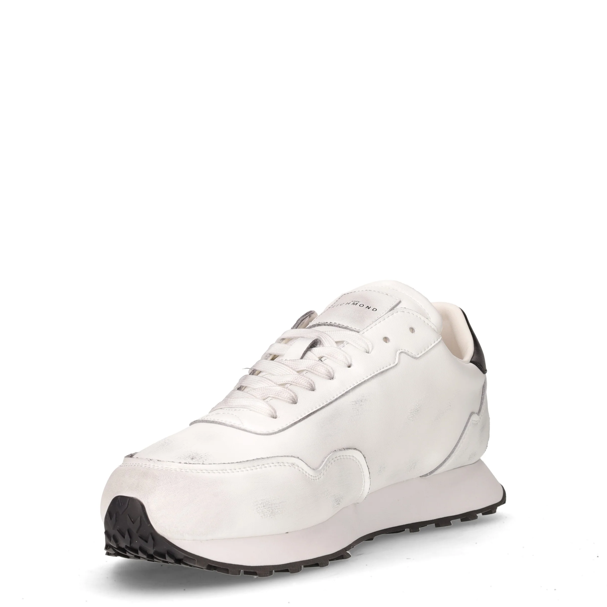 Sneaker in pelle bianco nero - Image 3