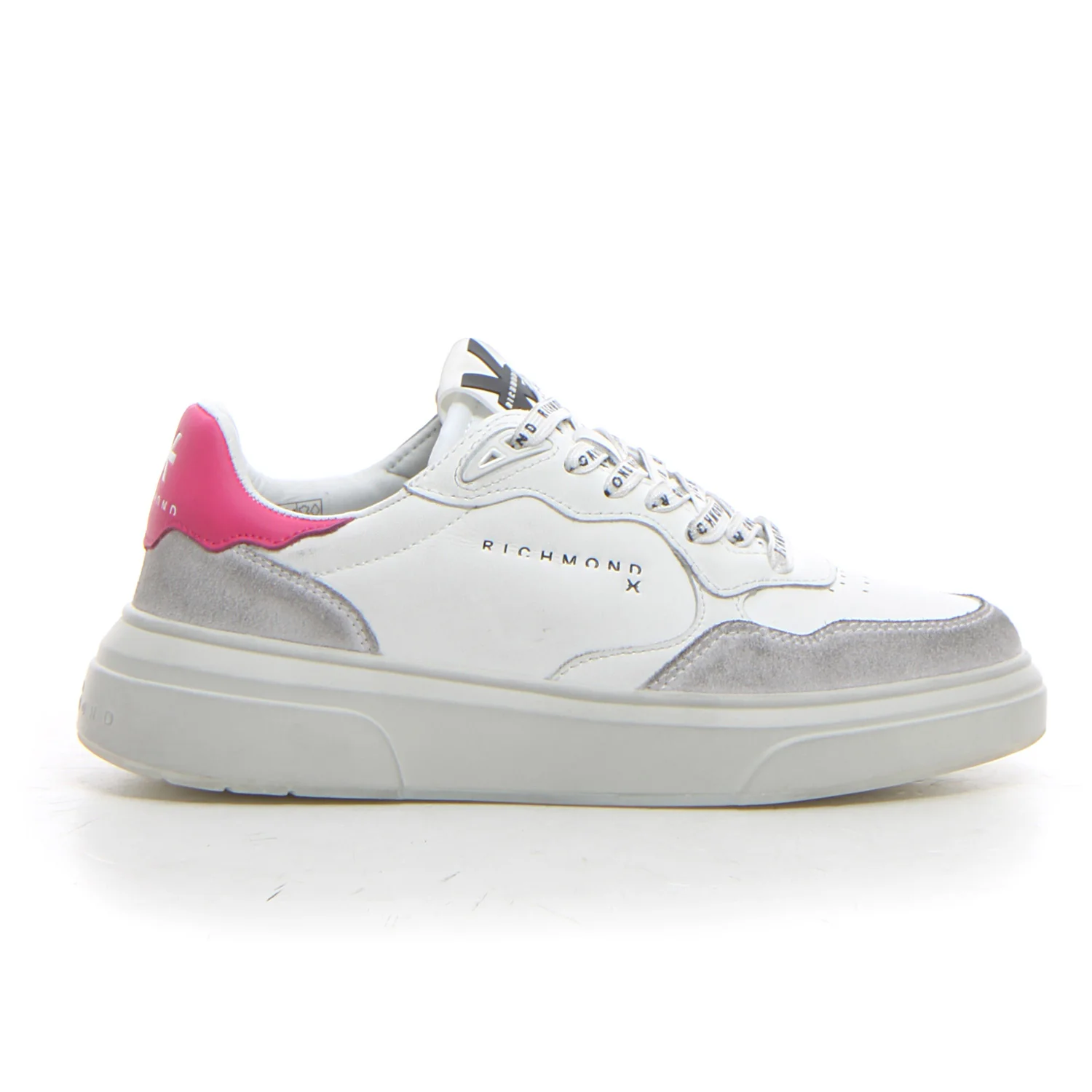Sneaker white fucsia