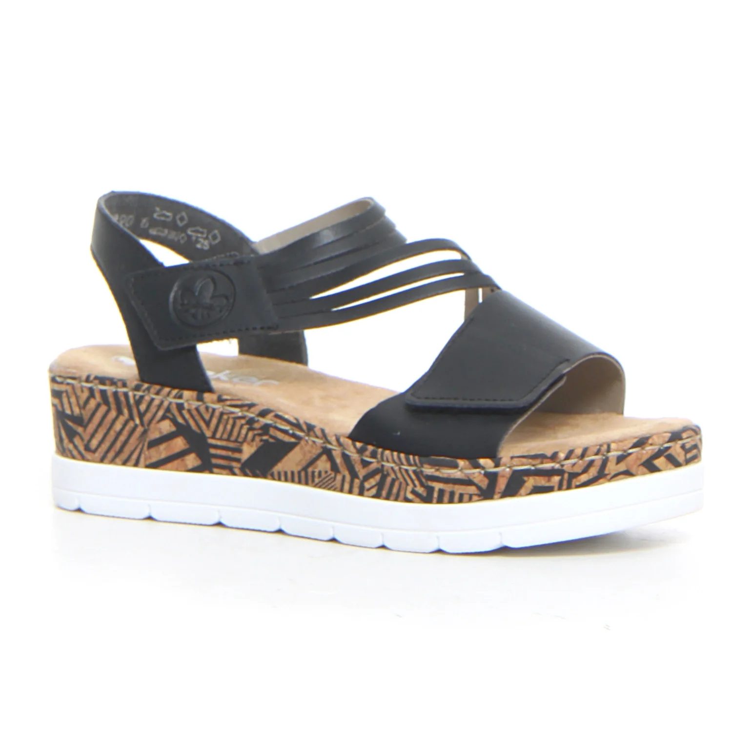 Sandalo con platform nero - Image 2