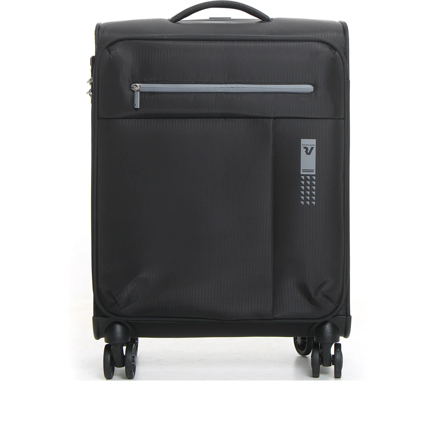 Lite soft spinner bagaglio a mano morbido - 55 cm nero fumo