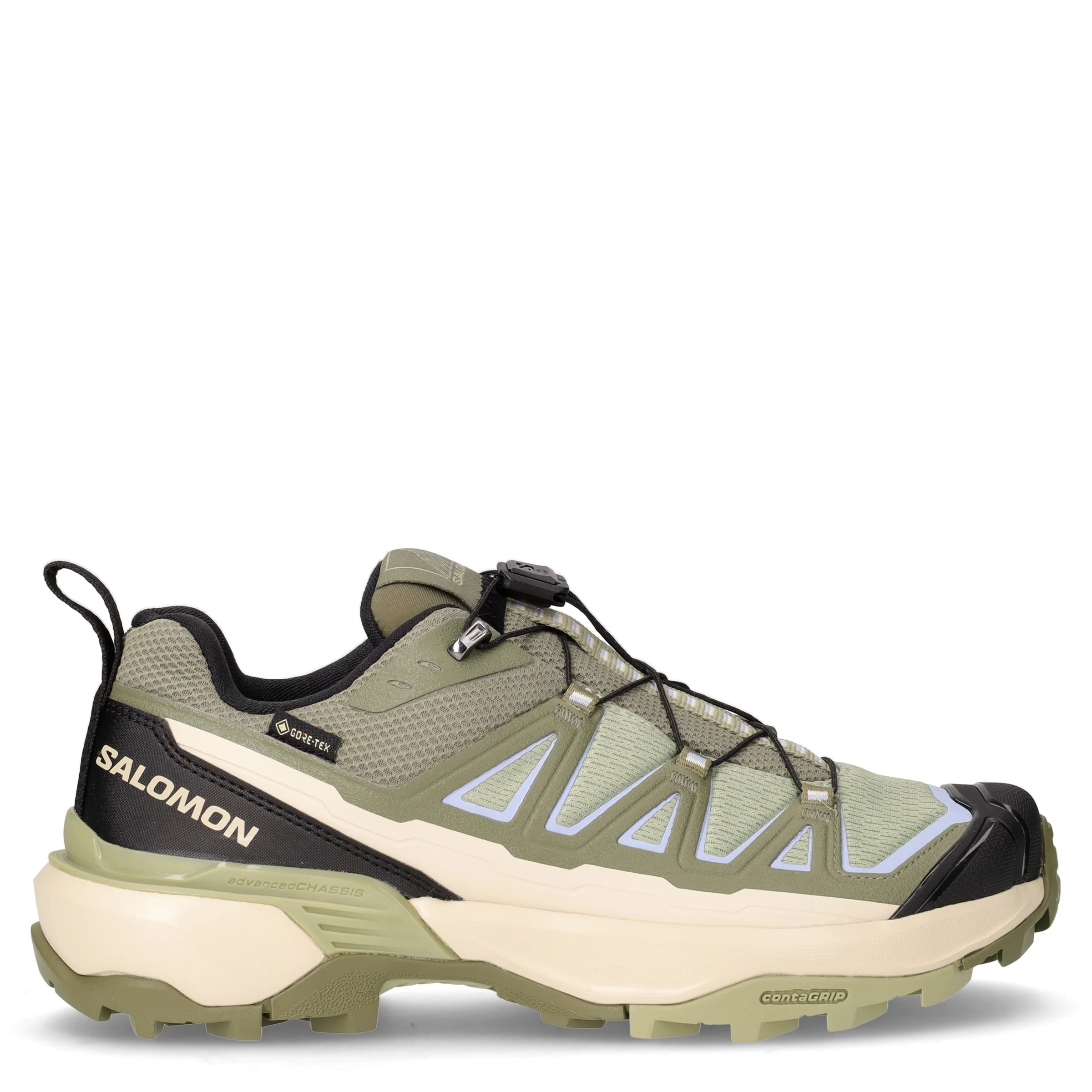 X ultra 360 Edge GTX scarpa da trekking in tessuto ed ecopelle verde licheni