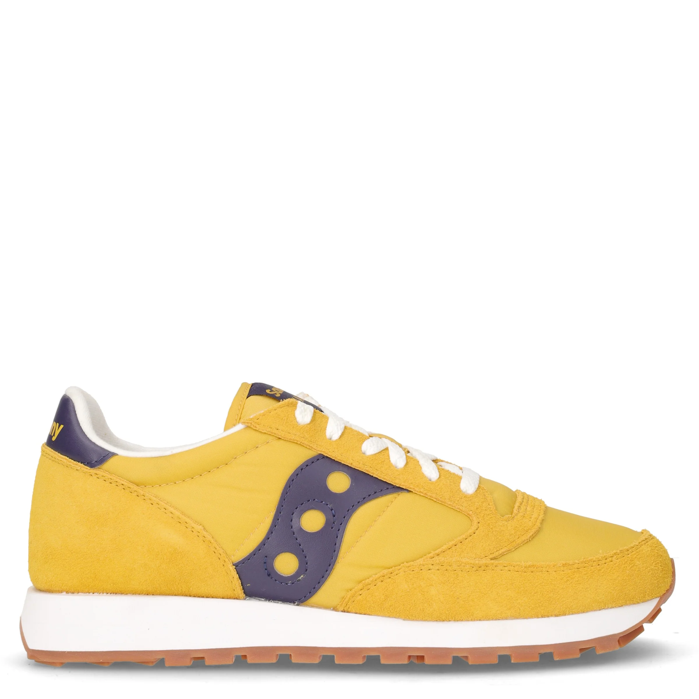 Jazz Original sneaker in pelle e tessuto mostarda