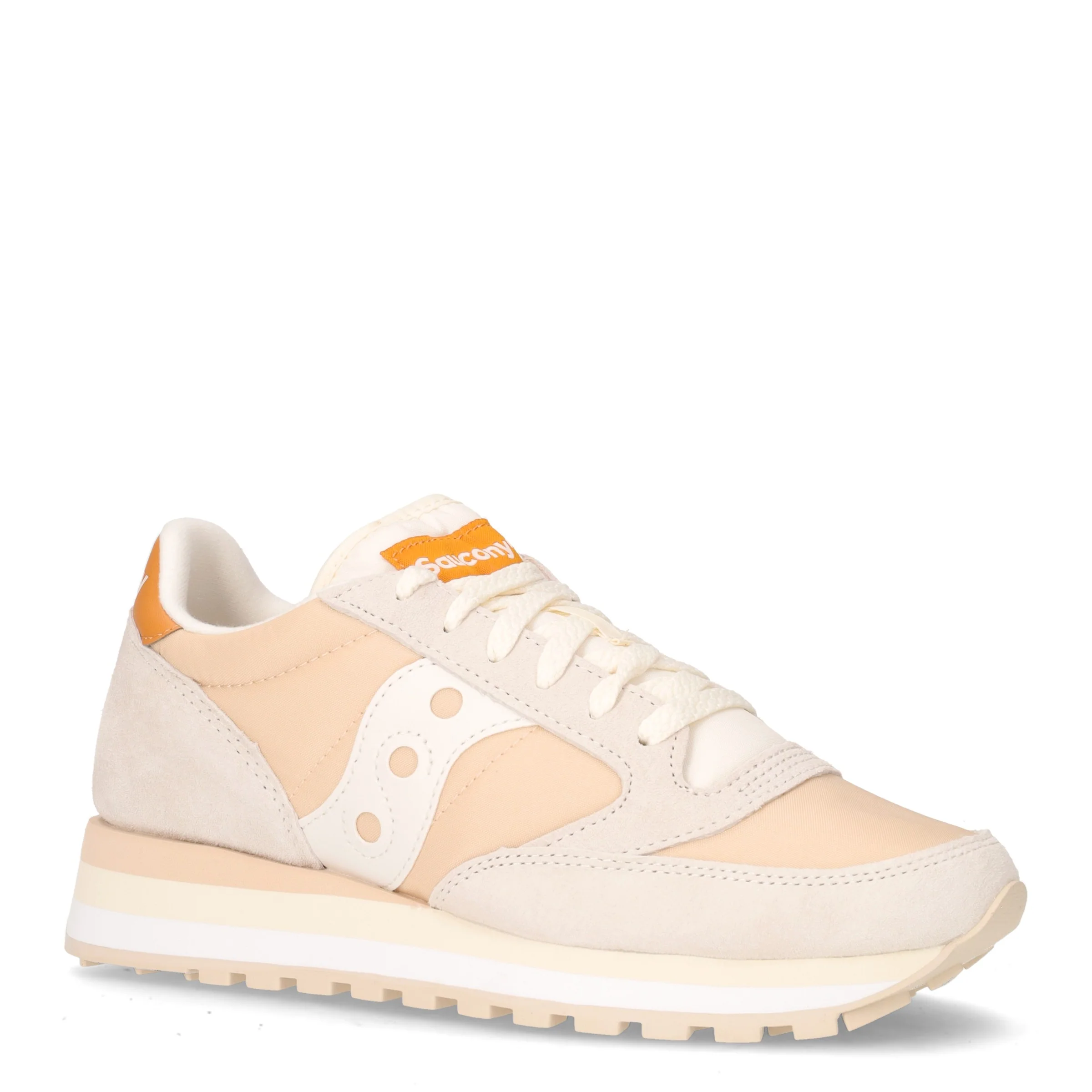 Jazz Triple sneaker in pelle e tessuto avorio crema - Image 2