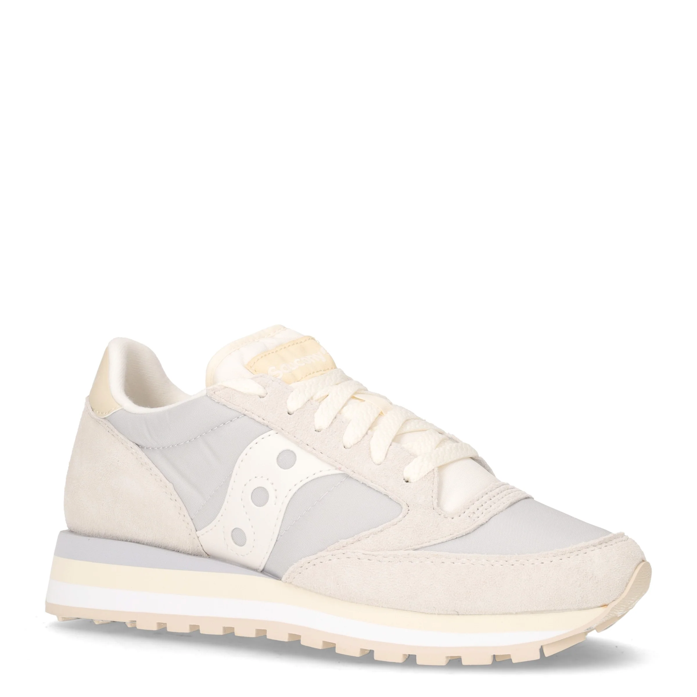 Jazz Triple sneaker in pelle e tessuto nuvola mandorla - Image 2