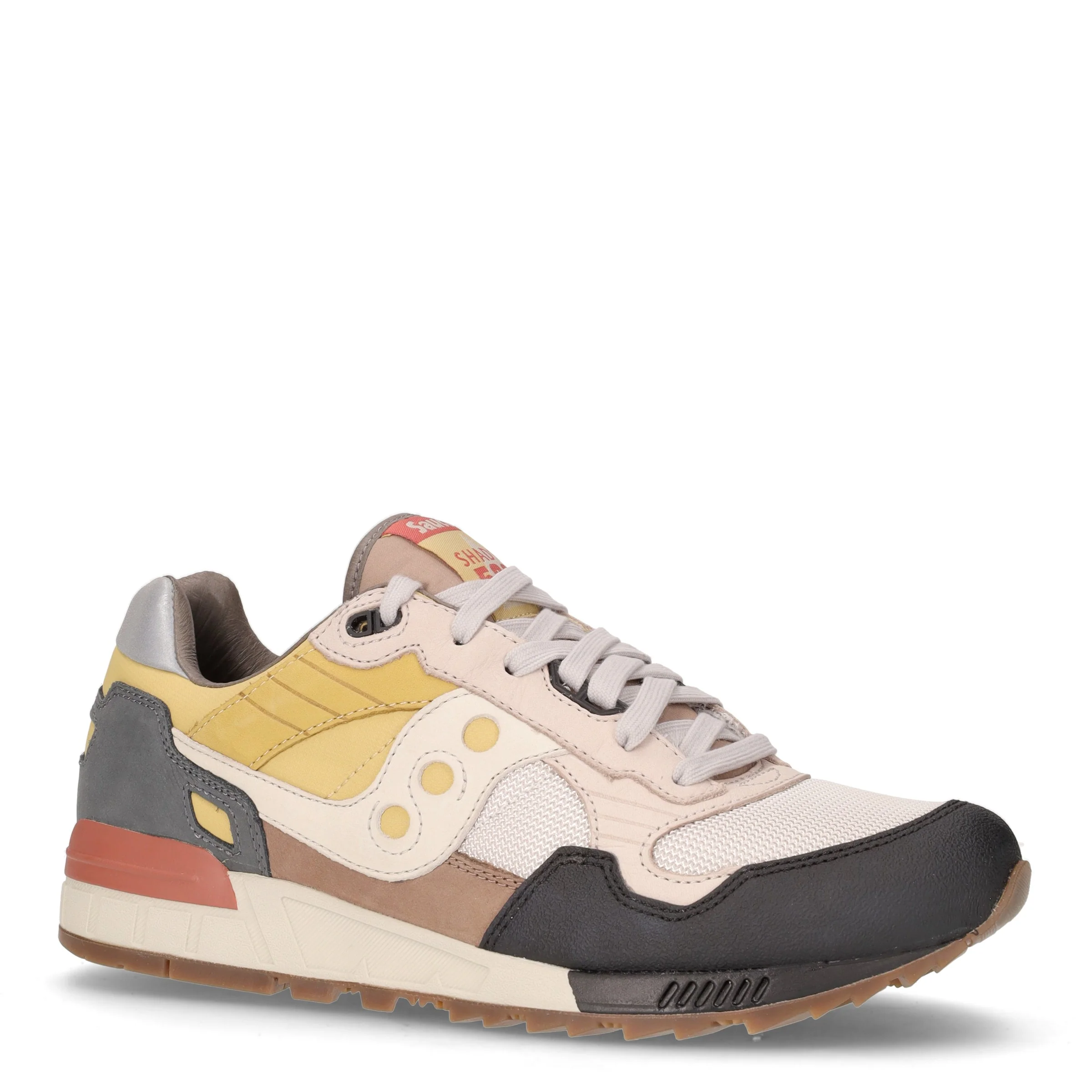 Shadow 5000 sneaker in pelle e tessuto taupe grigio giallo - Image 2