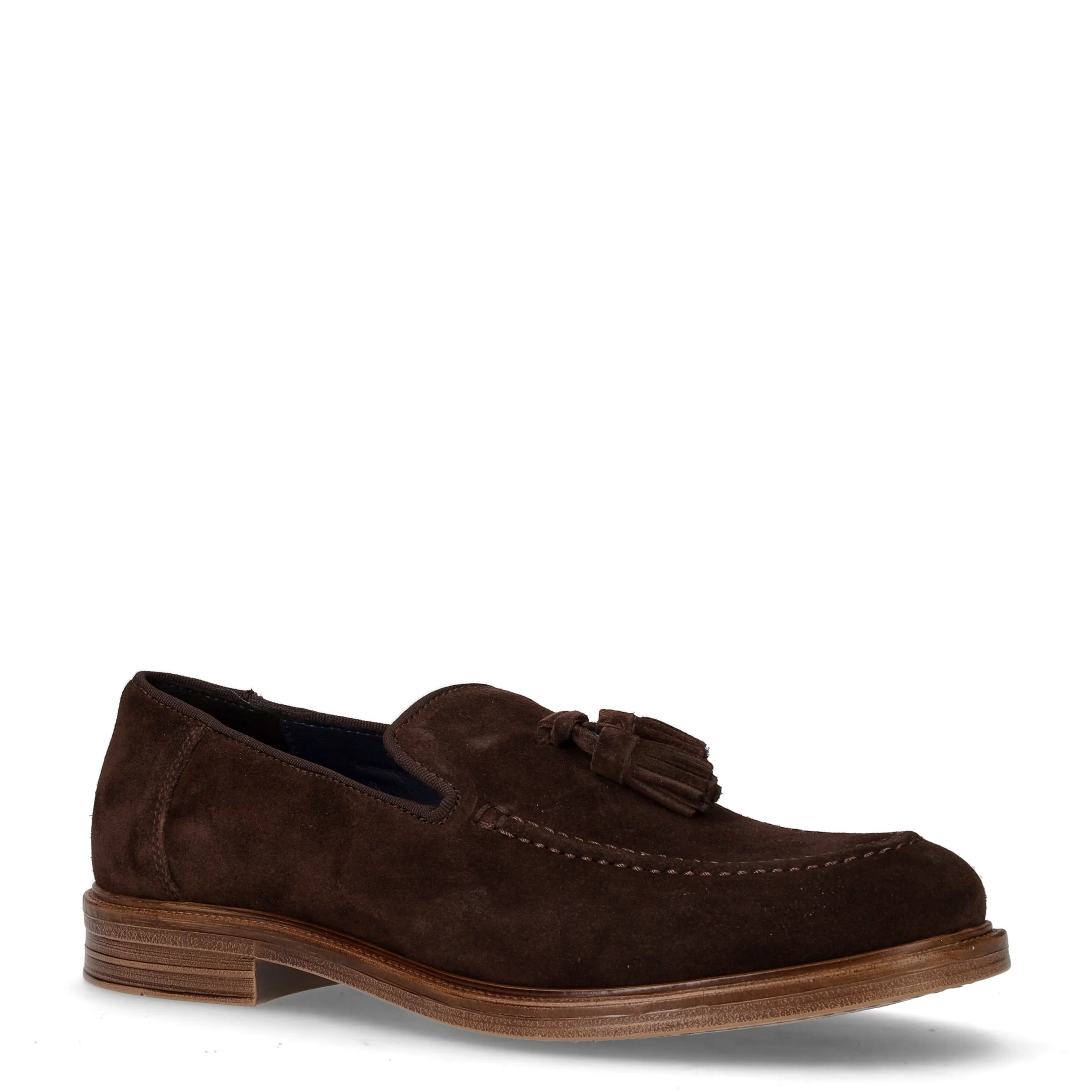 Mocassino in pelle con nappine moro - Image 2