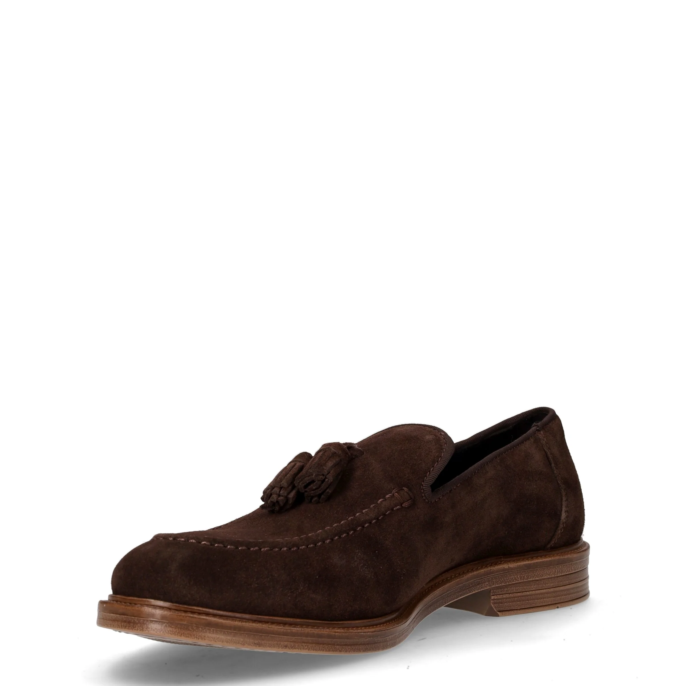 Mocassino in pelle con nappine moro - Image 3