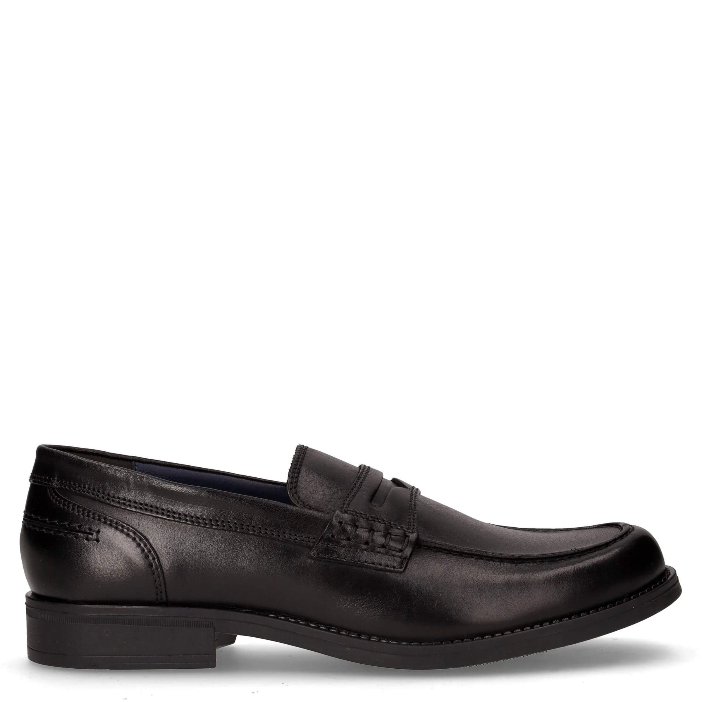 Mocassino in pelle nero