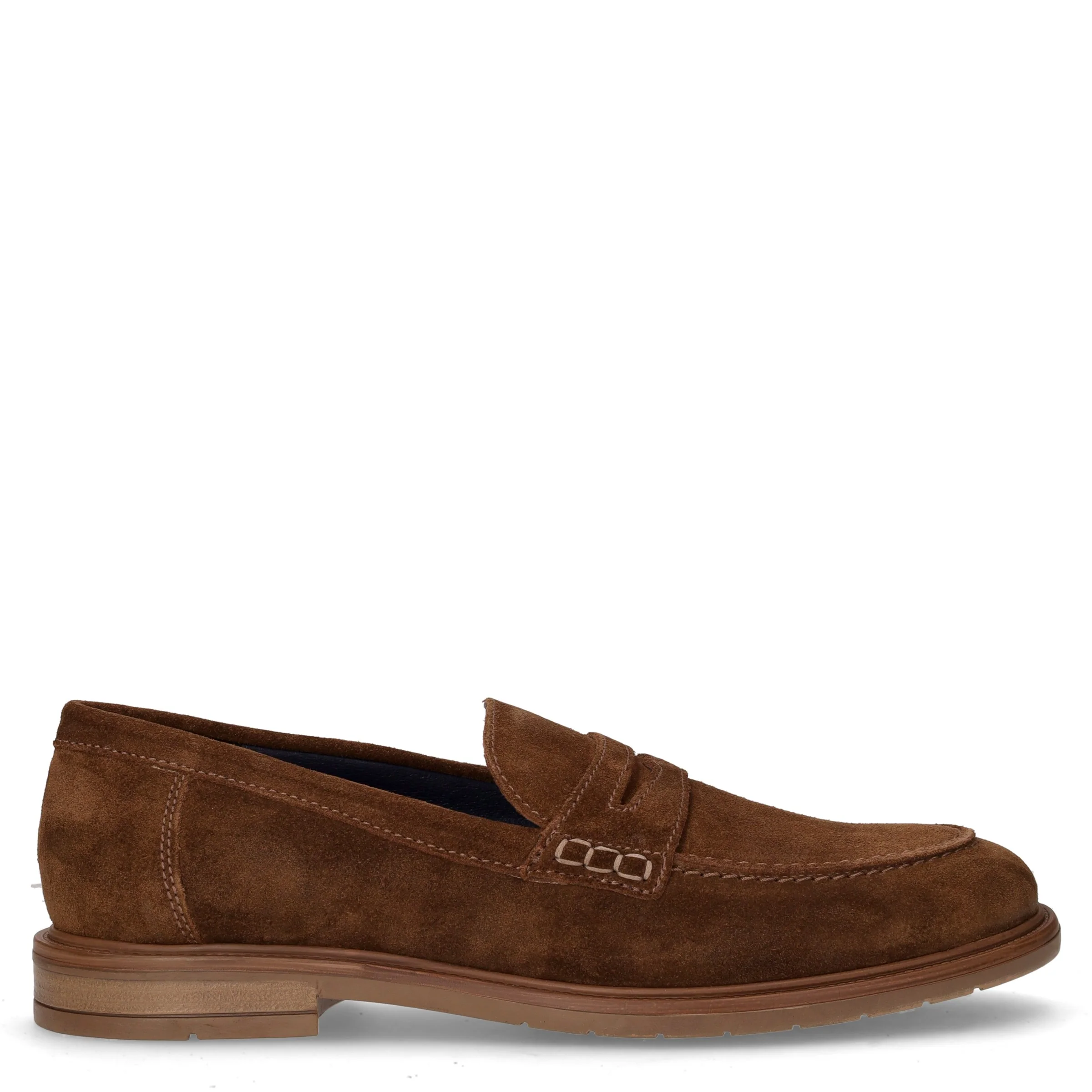 Mocassino in pelle taupe