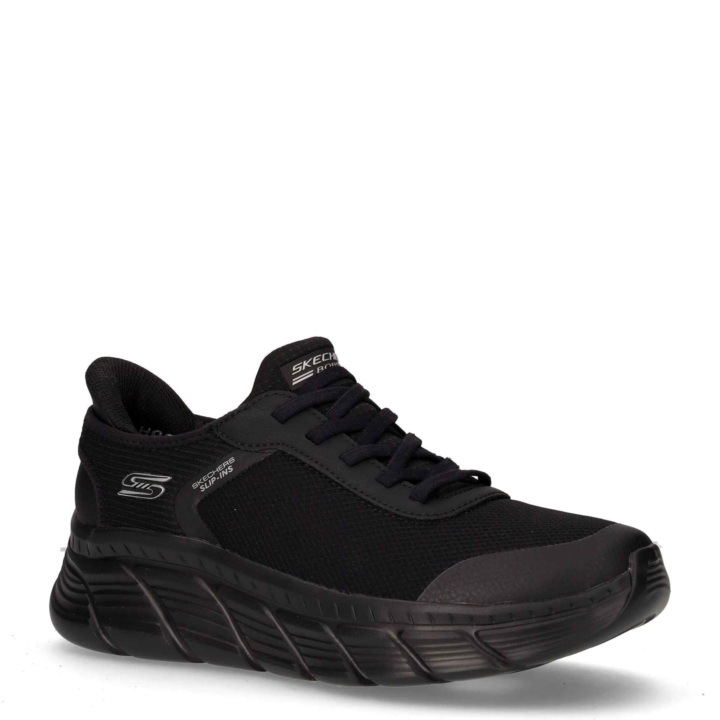 Bobs B Flex Hi Linear Force sneaker slip on in tessuto nero - Image 2