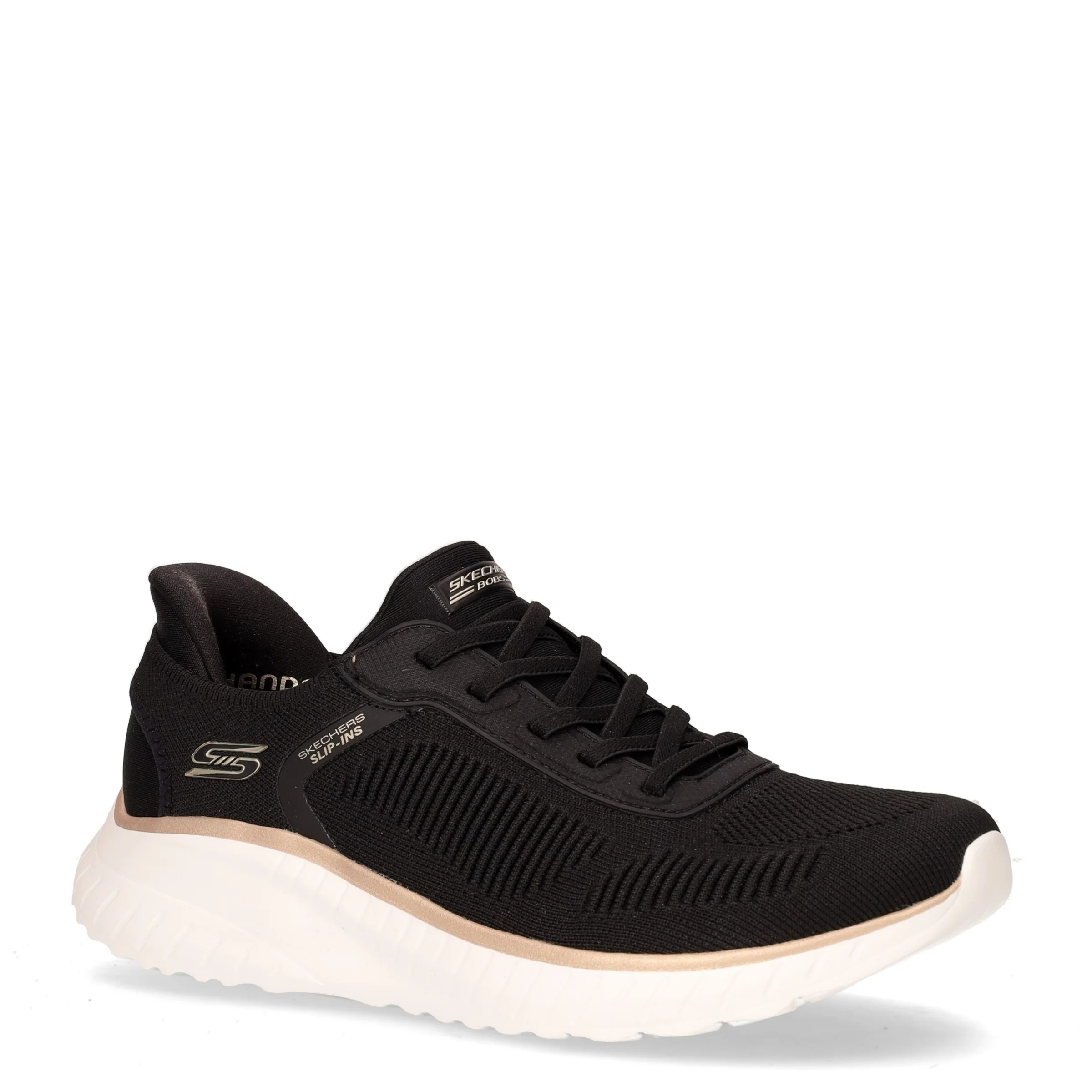 Bobs Squad Chaos Current Muse sneaker slip ins in tessuto nero - Image 2