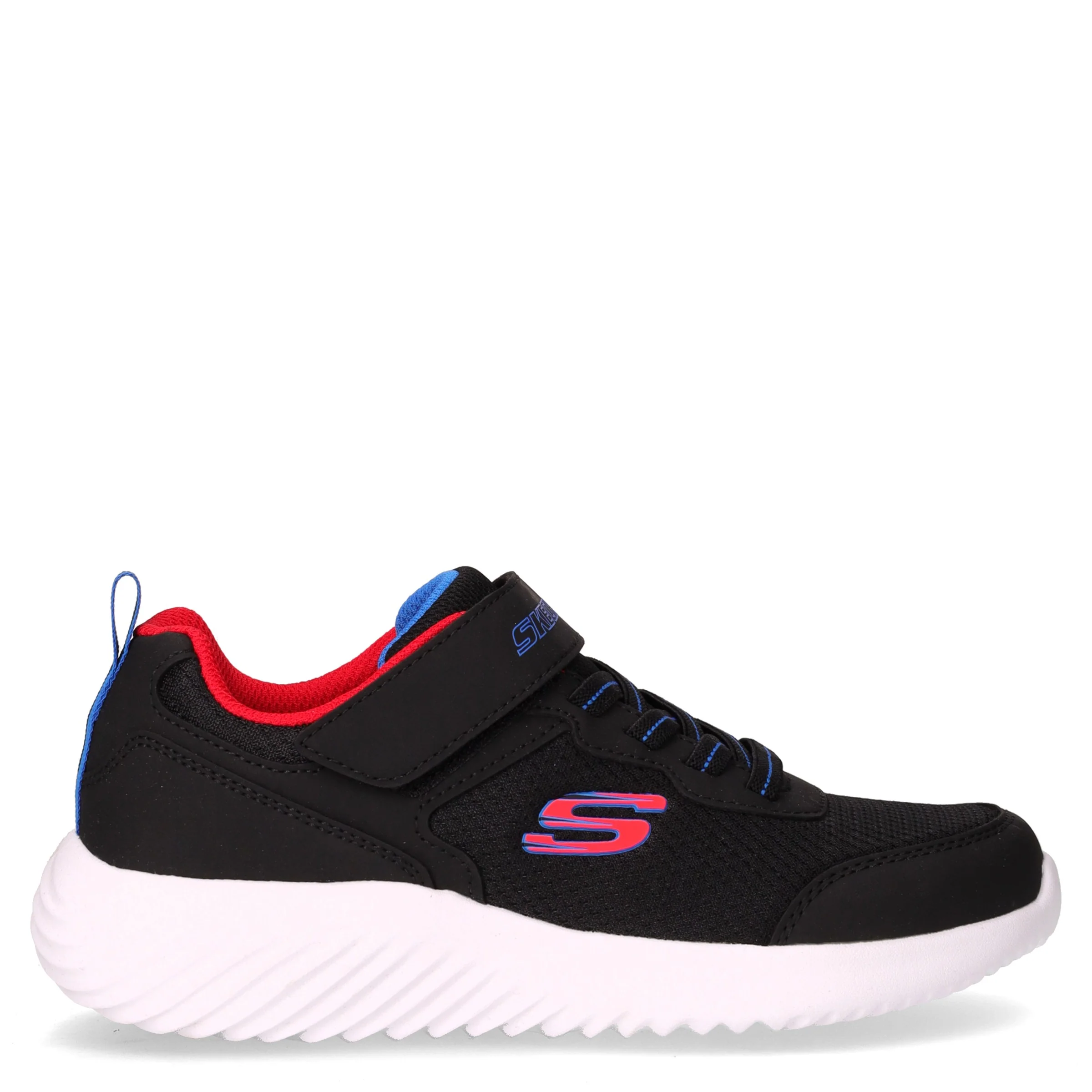 Bounder Techros sneaker in tessuto ed ecopelle bambino nero