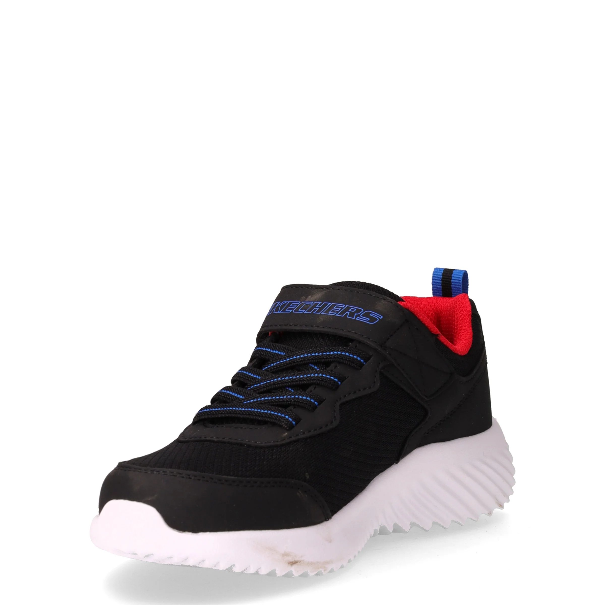 Bounder Techros sneaker in tessuto ed ecopelle bambino nero - Image 3