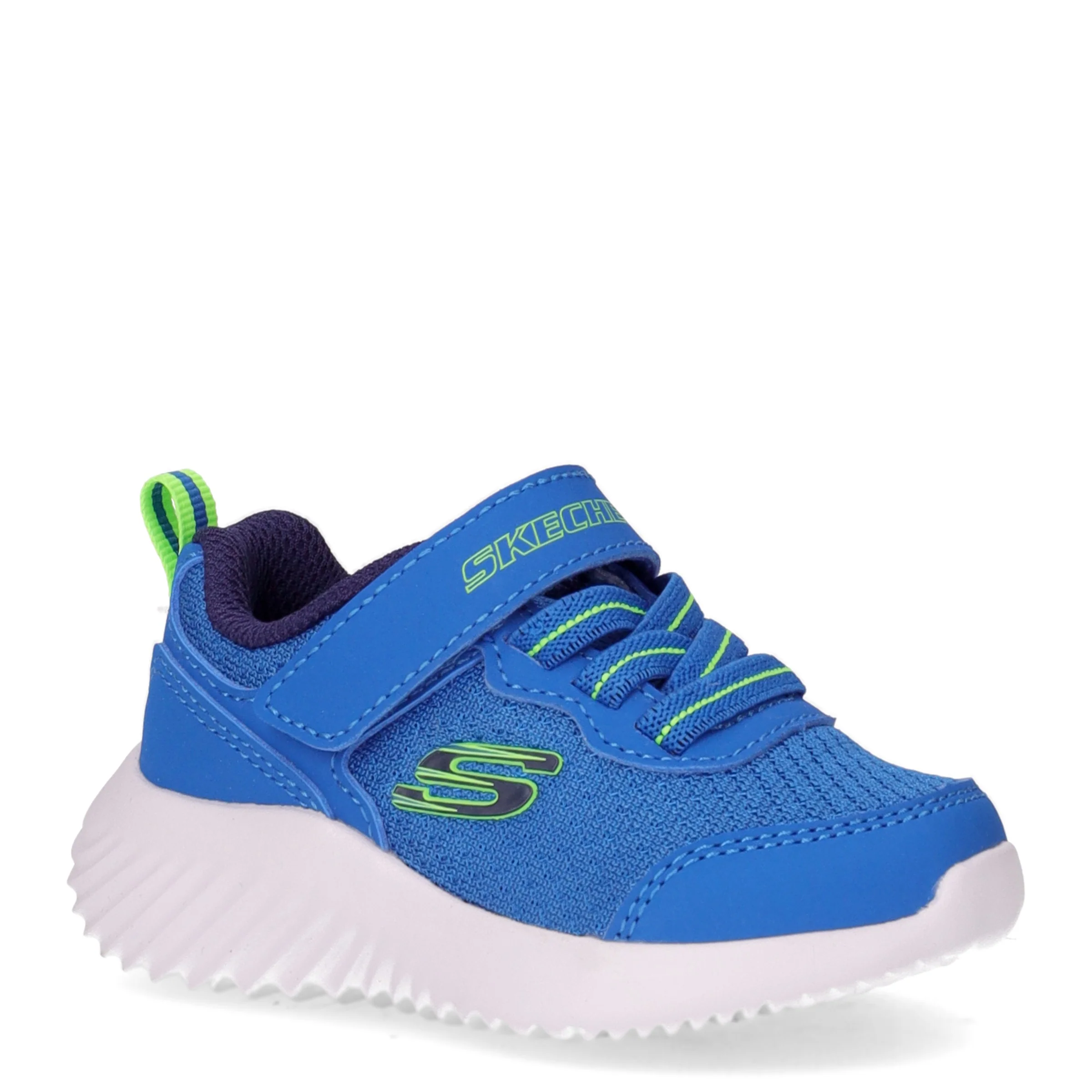 Bounder Techrox sneaker in ecopelle e tessuto bambino blu - Image 2