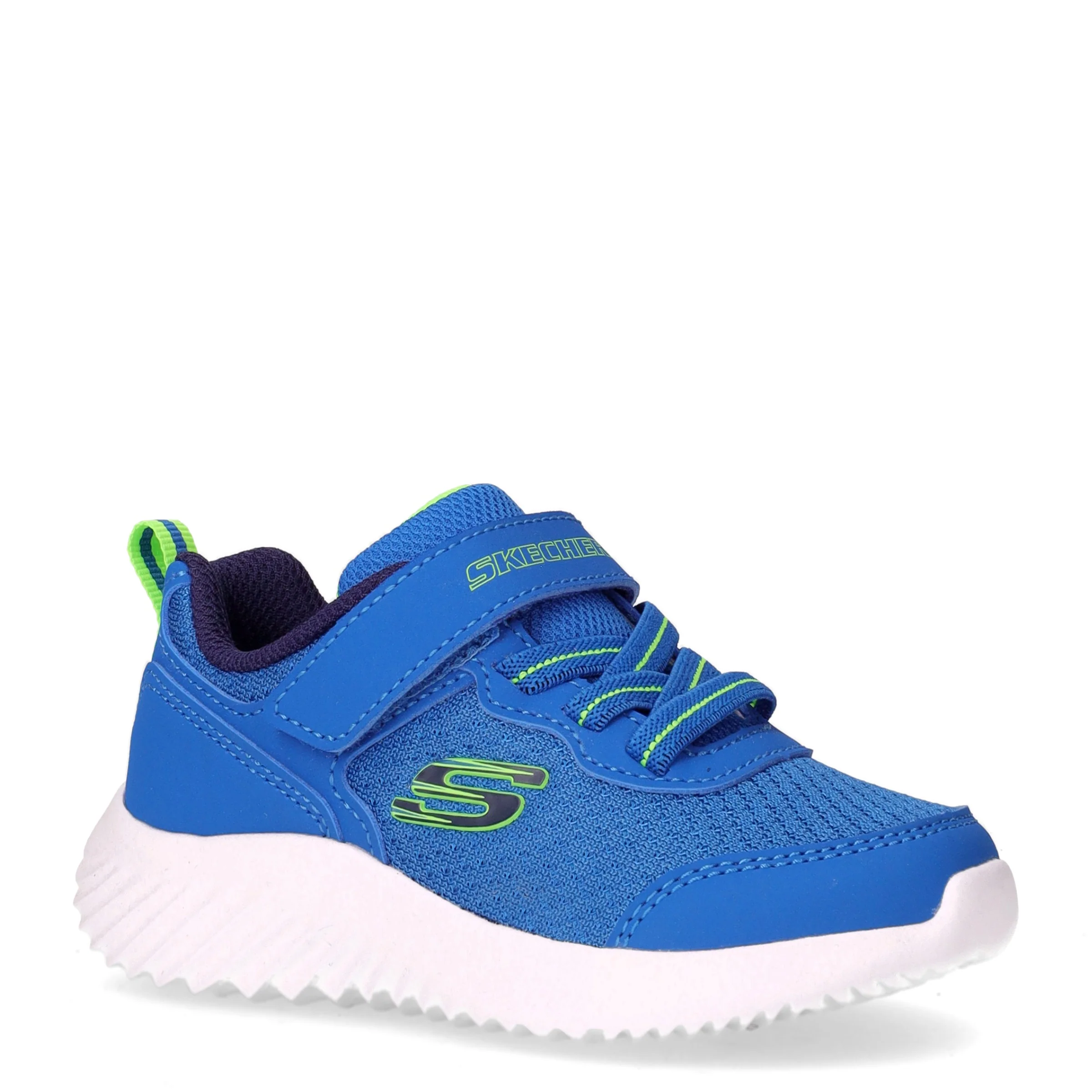 Bounder Techrox sneaker in tessuto ed ecopelle blu - Image 2