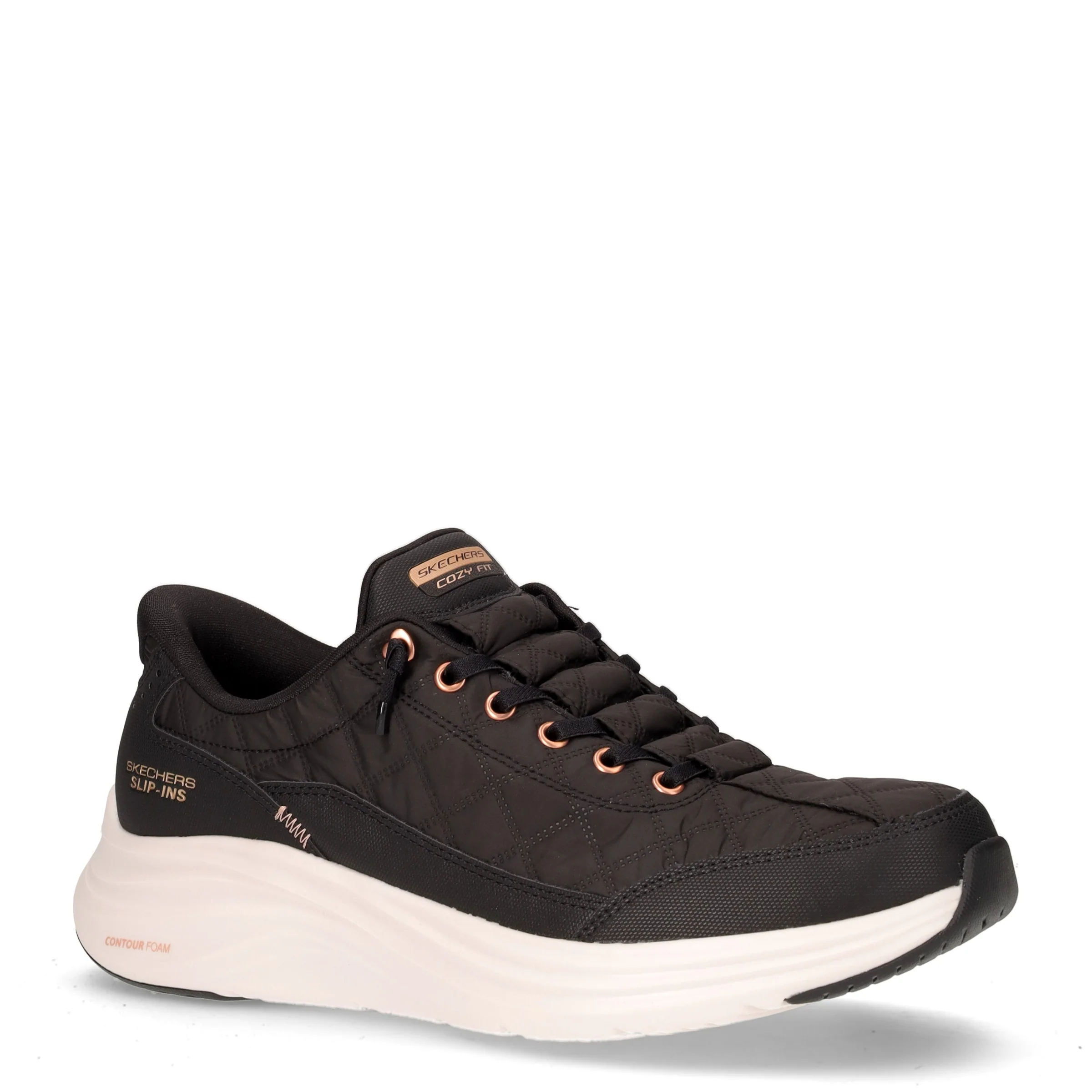 Contour Foam Golden Hour sneaker slip ins in tessuto nero - Image 2