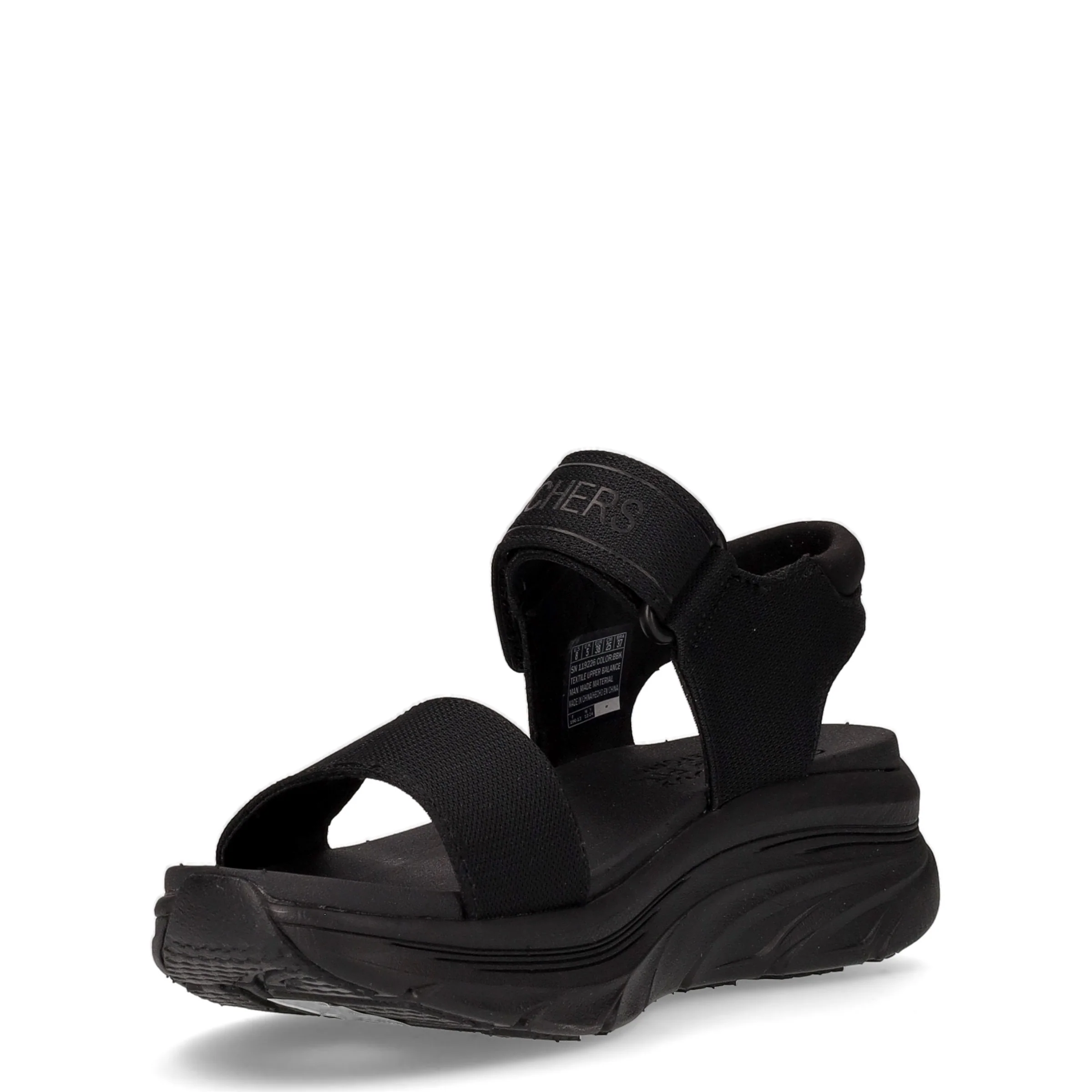 D'Lux Walker New Block sandalo sportivo black - Image 3