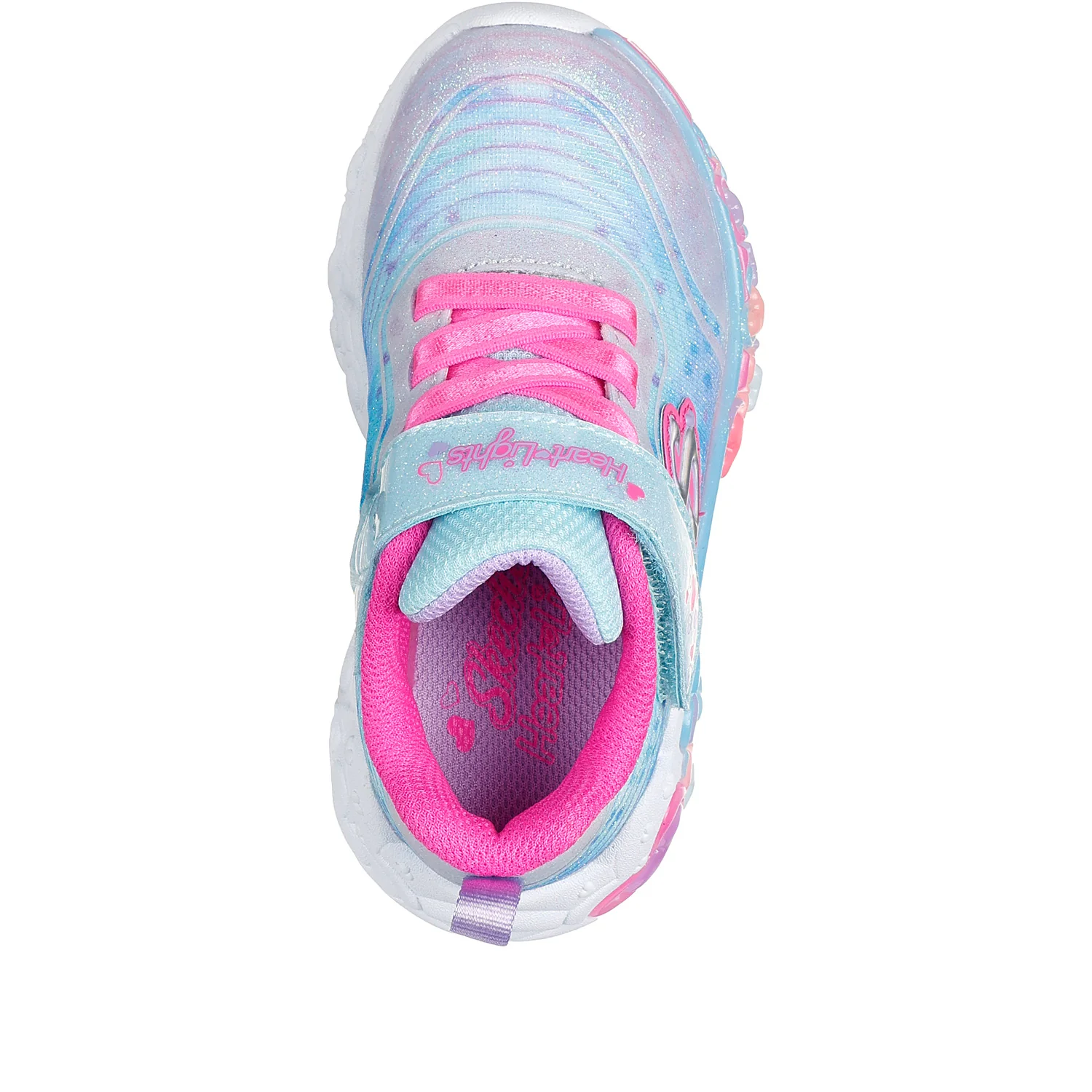 Eternal Heart Lights sneaker con luci bambina light blue muticolor - Image 4