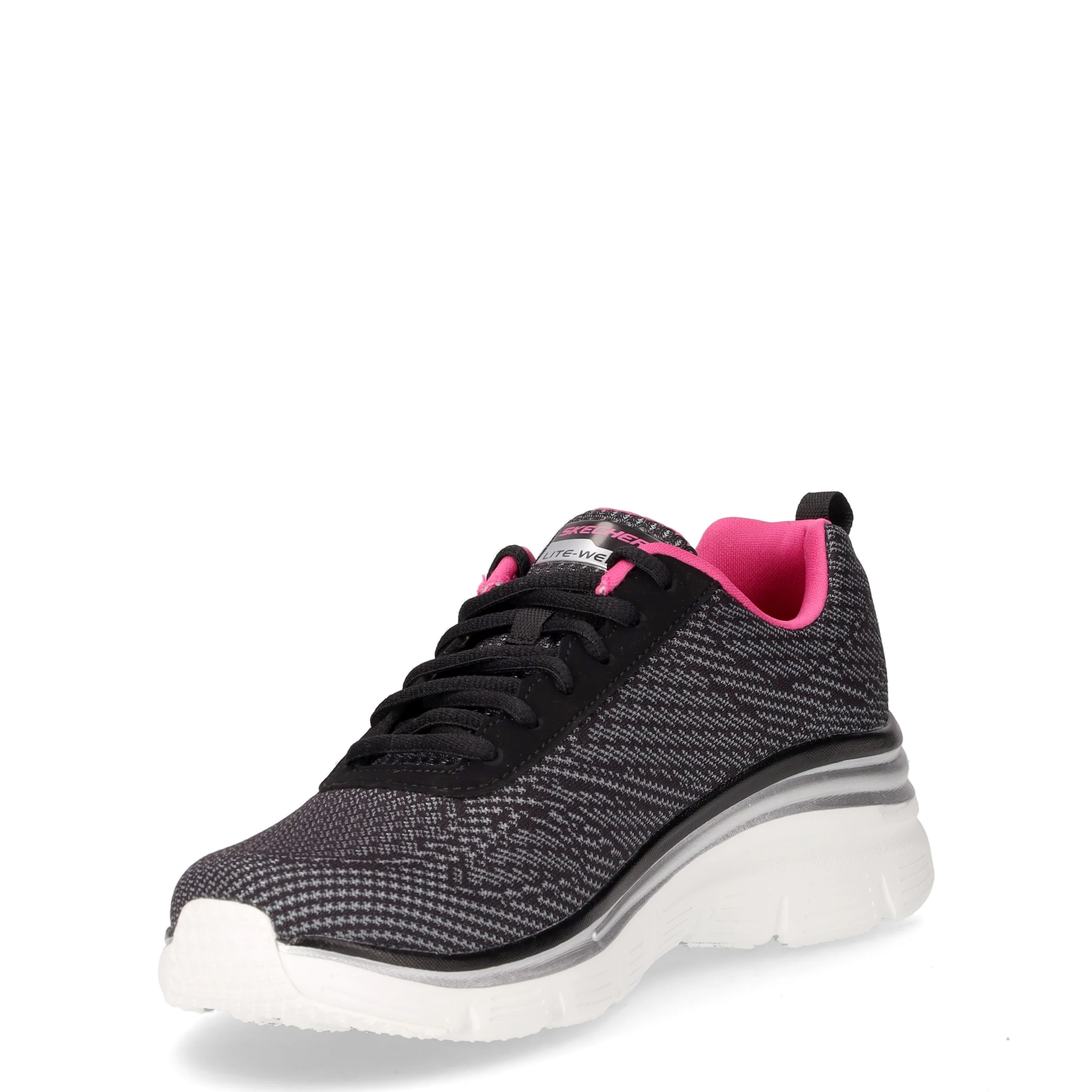 Fashion Fit Bold Boundaries sneaker in tessuto nero fuxia - Image 3