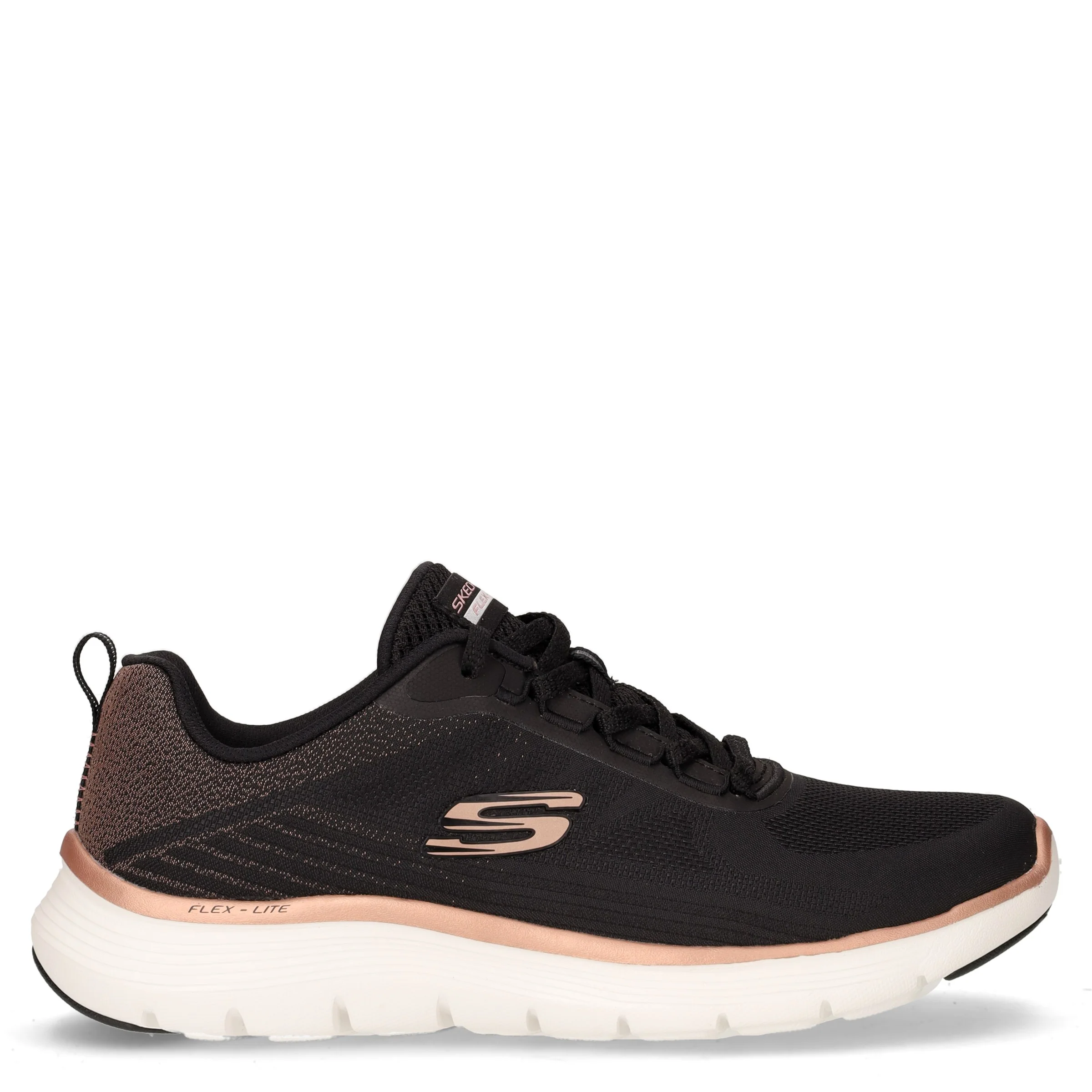 Flex Appeal 5.0 Elegant Glow sneaker in tessuto nero oro rosa