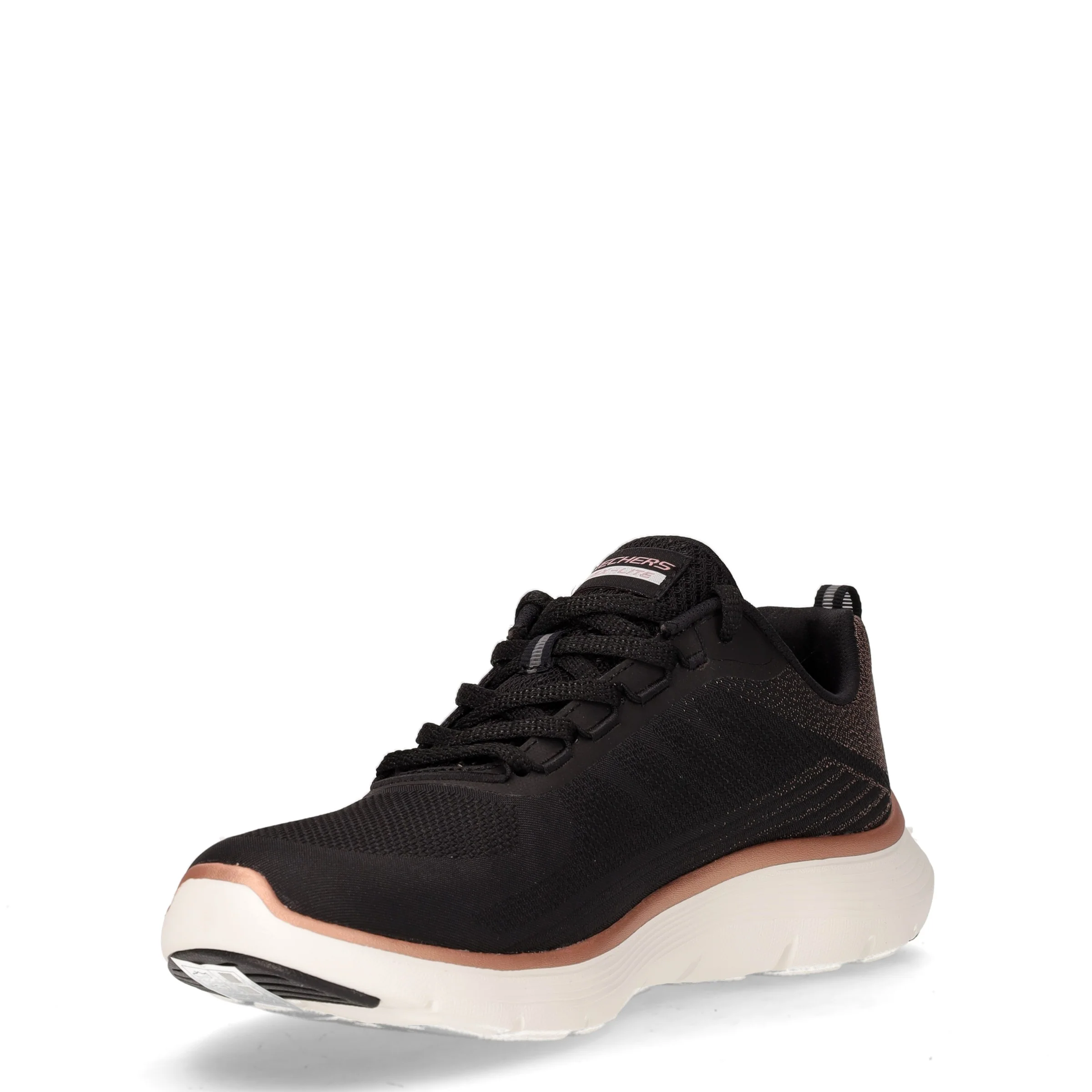 Flex Appeal 5.0 Elegant Glow sneaker in tessuto nero oro rosa - Image 3