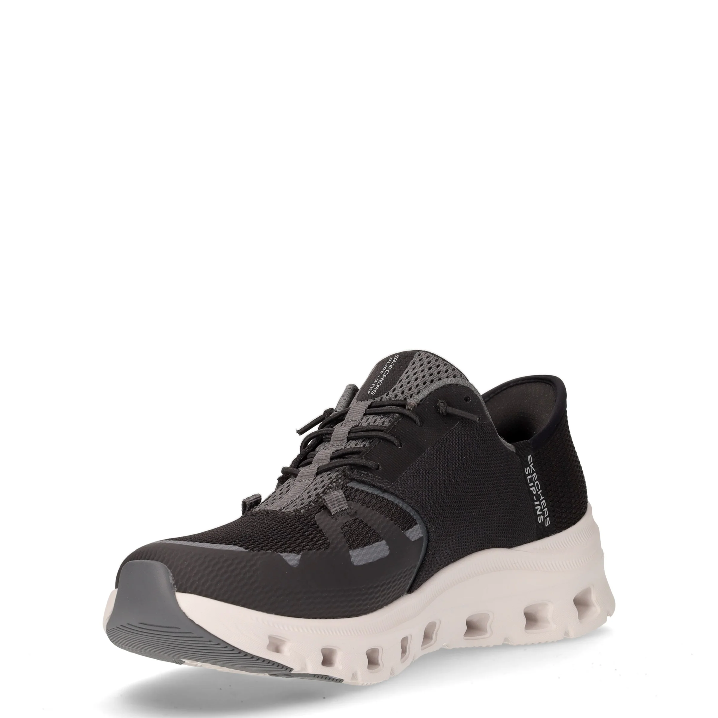 Glide step pro sneaker slip ins in tessuto grigio nero - Image 3