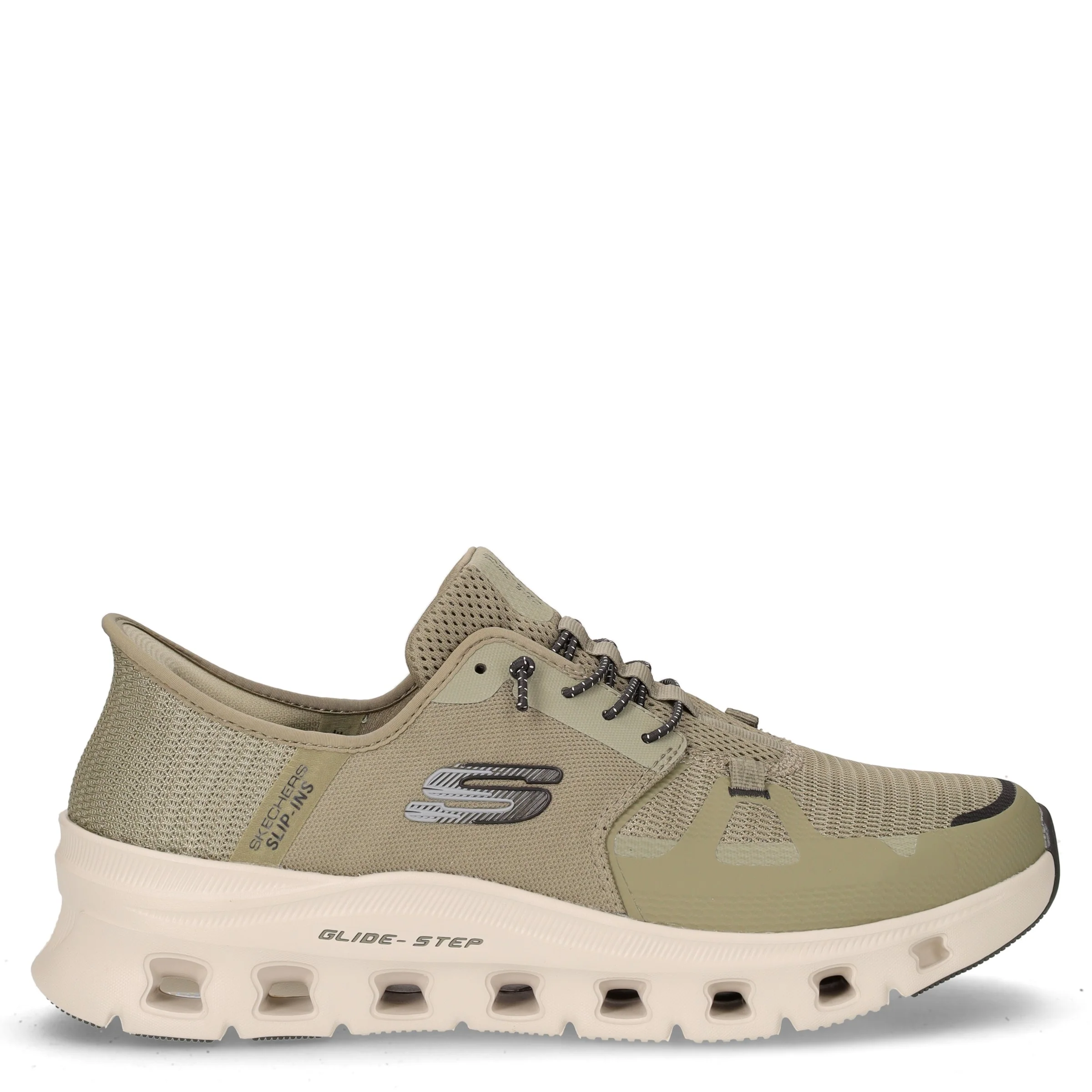 Glide Step Pro sneaker slip ins in tessuto oliva