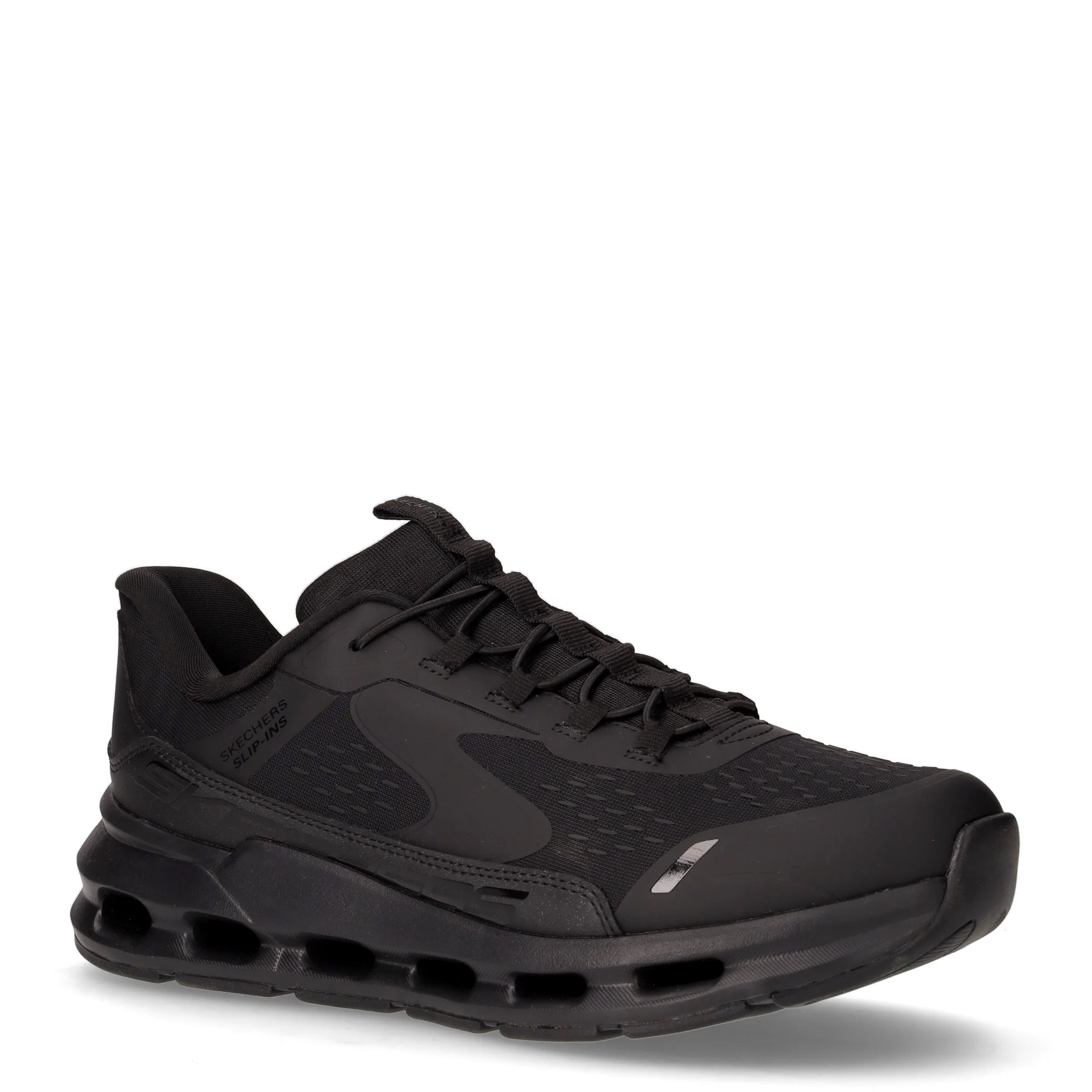 Glide Step Vista Lane sneaker in tessuto ed ecopelle ragazzo nero - Image 2