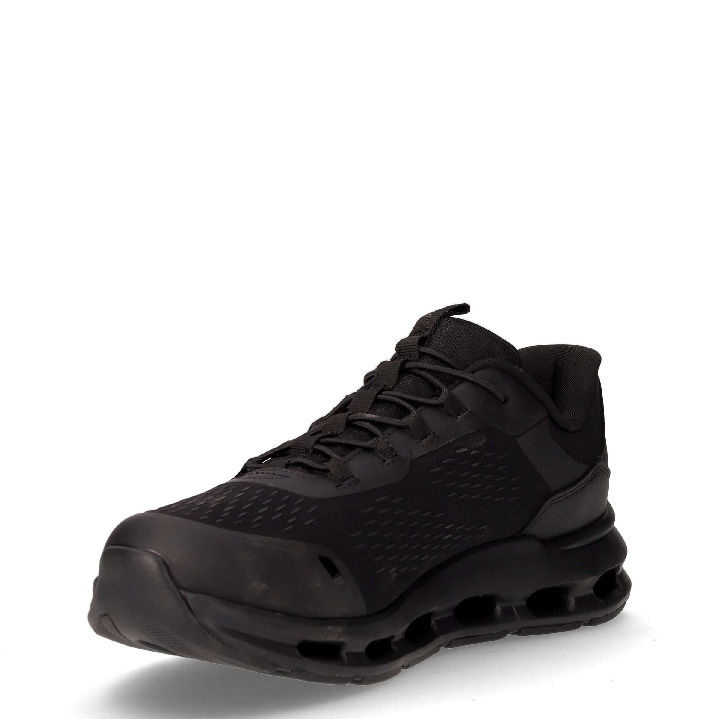 Glide Step Vista Lane sneaker in tessuto ed ecopelle ragazzo nero - Image 3