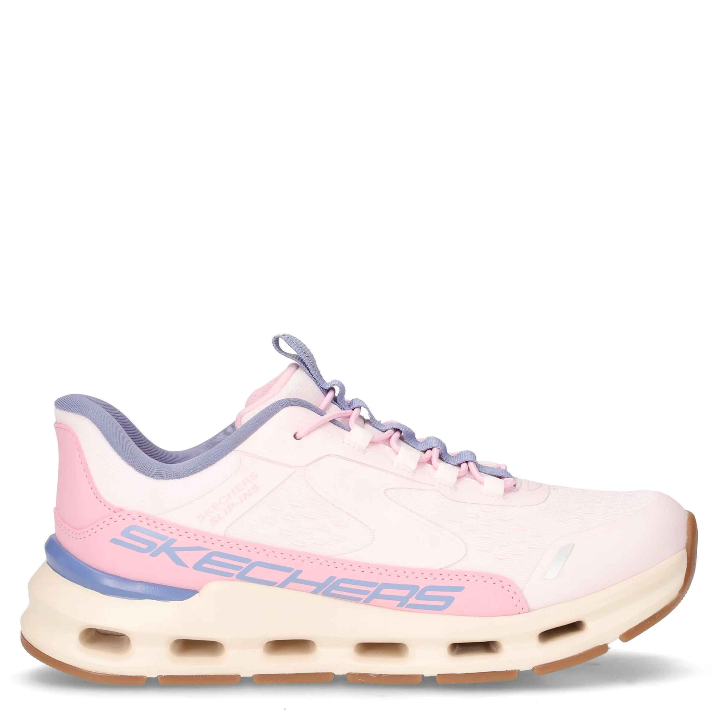 Glide Step Vista Lane sneaker slip ins ragazza in tessuto rosa chiaro