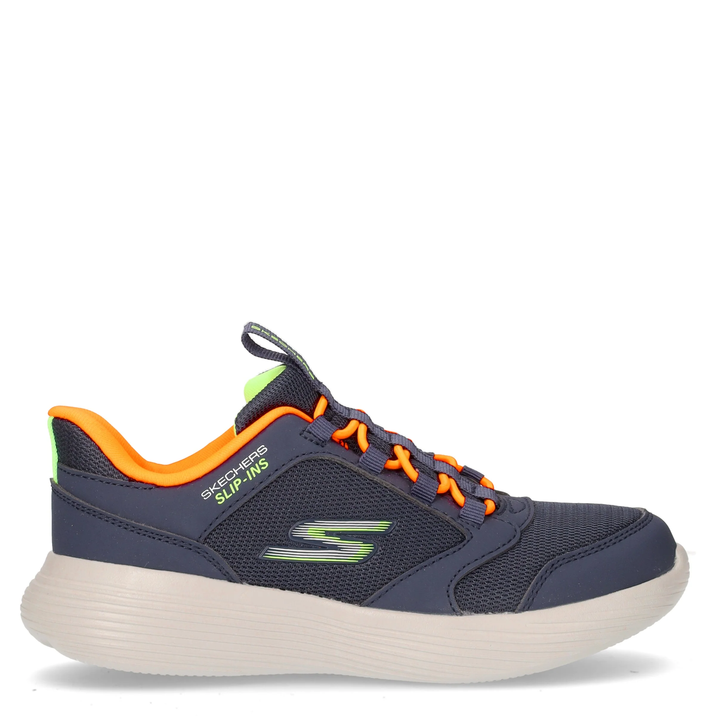 Go run 400 turbo brisk sneaker slip ins da bambino in tessuto blu