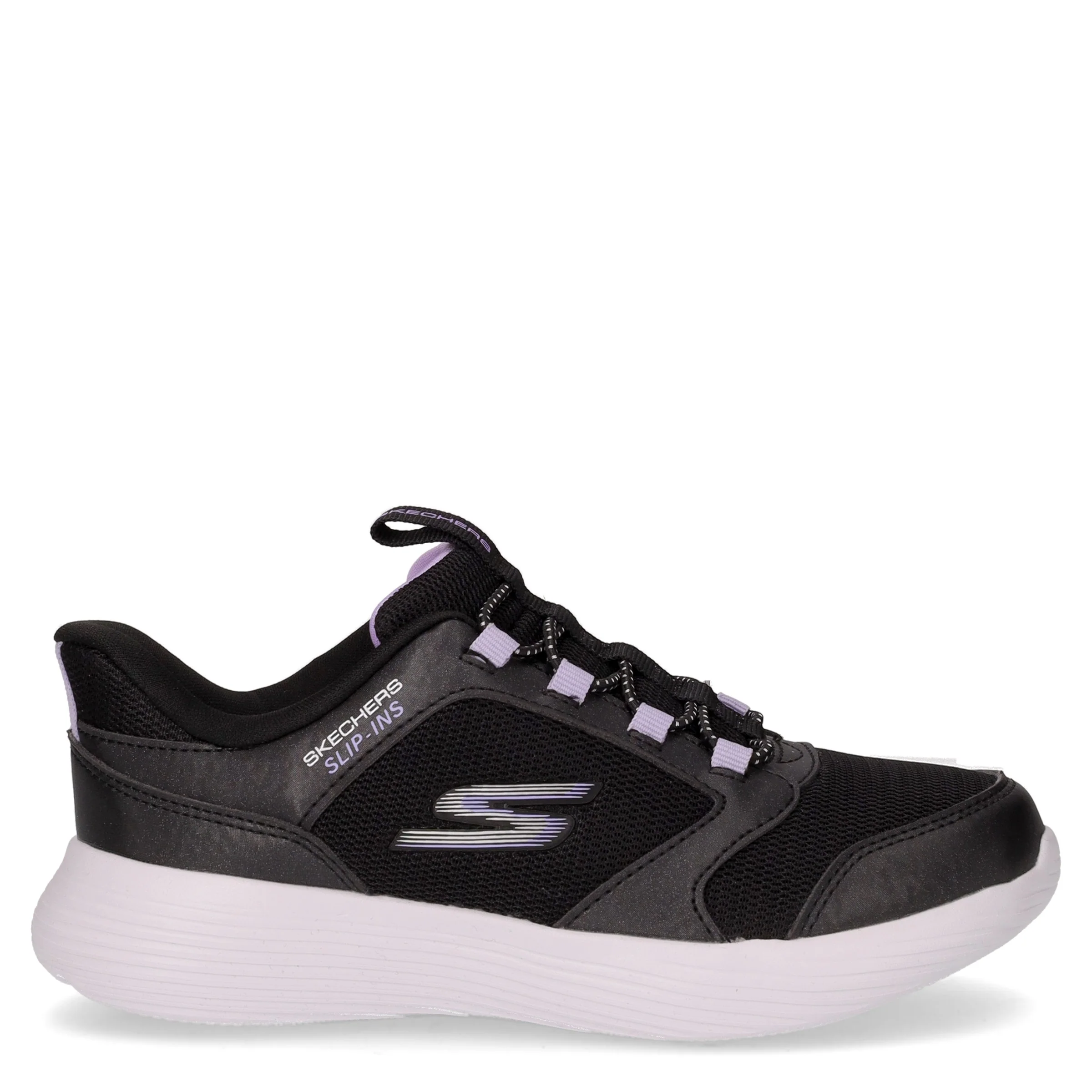 Go Run 400 V2 Tetra Speed sneaker slip on bambina in tessuto nero