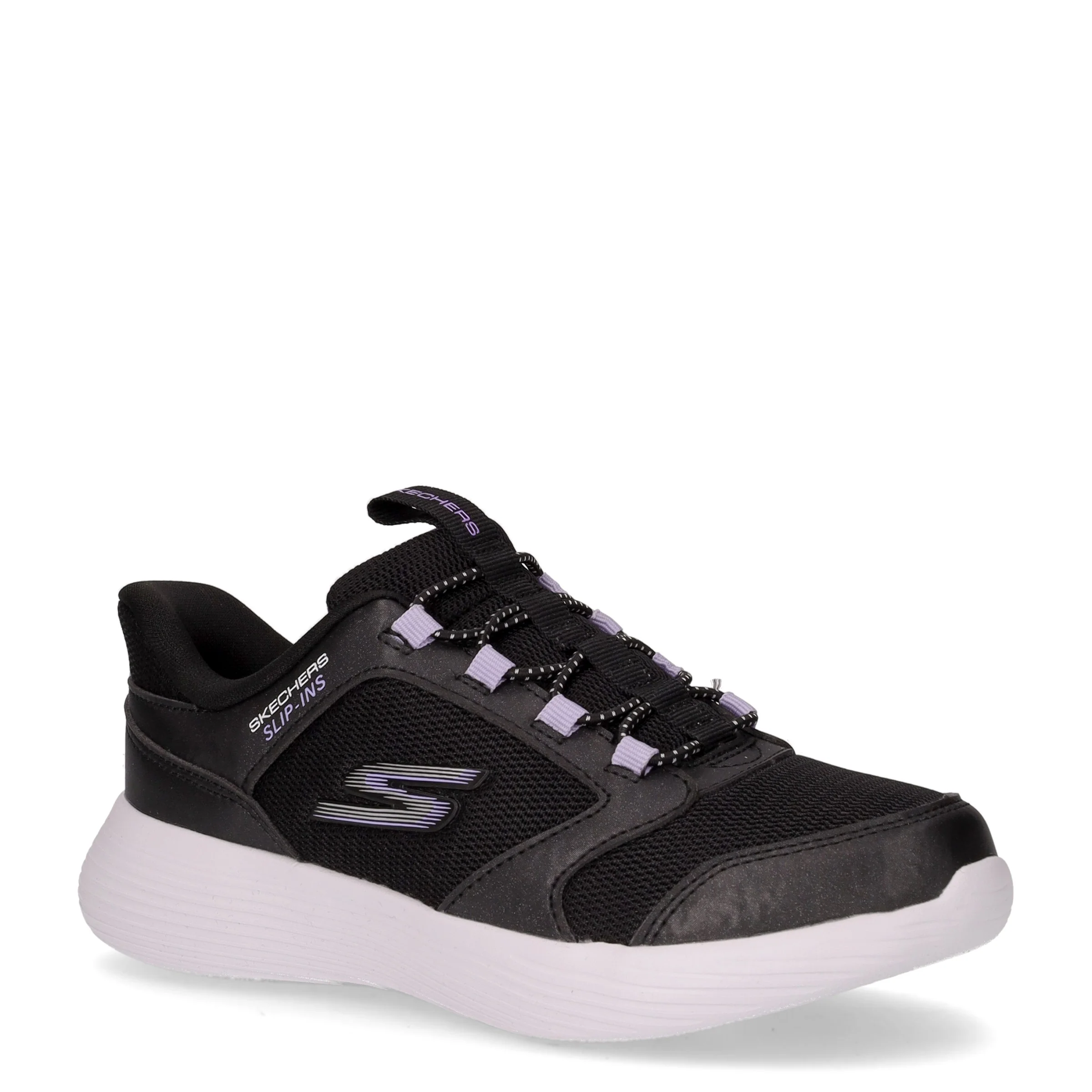 Go Run 400 V2 Tetra Speed sneaker slip on bambina in tessuto nero - Image 2