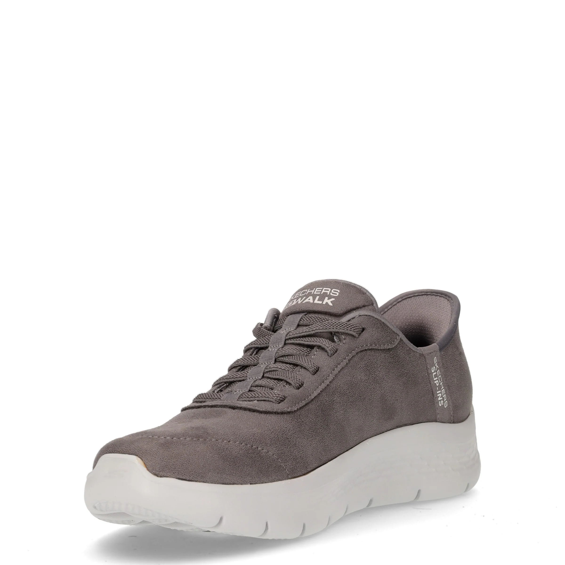 Go walk flex mali sneaker slip ins in tessuto grigio - Image 3
