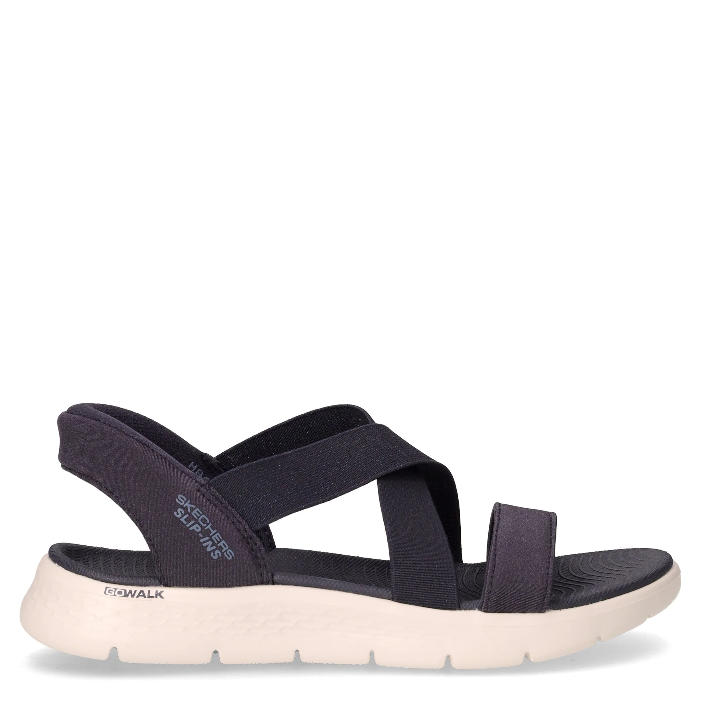 Go Walk Flex sandalo in tessuto blu navy