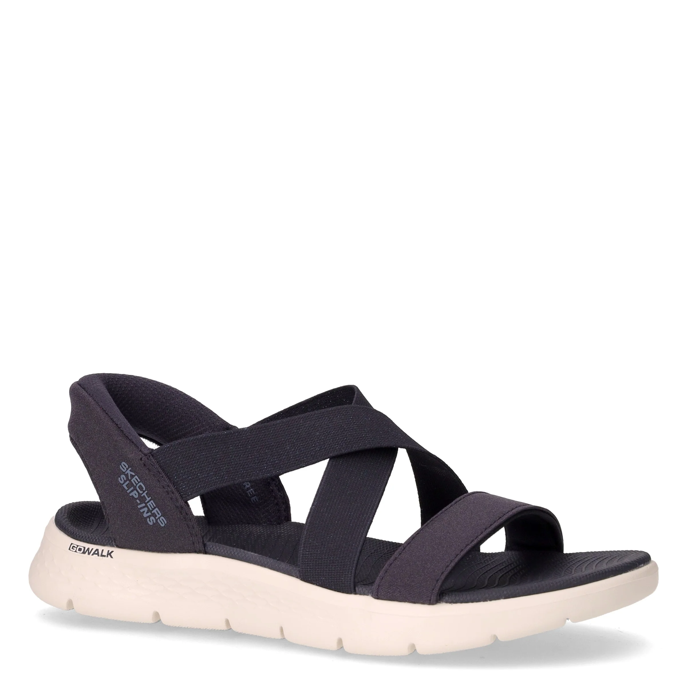 Go Walk Flex sandalo in tessuto blu navy - Image 2