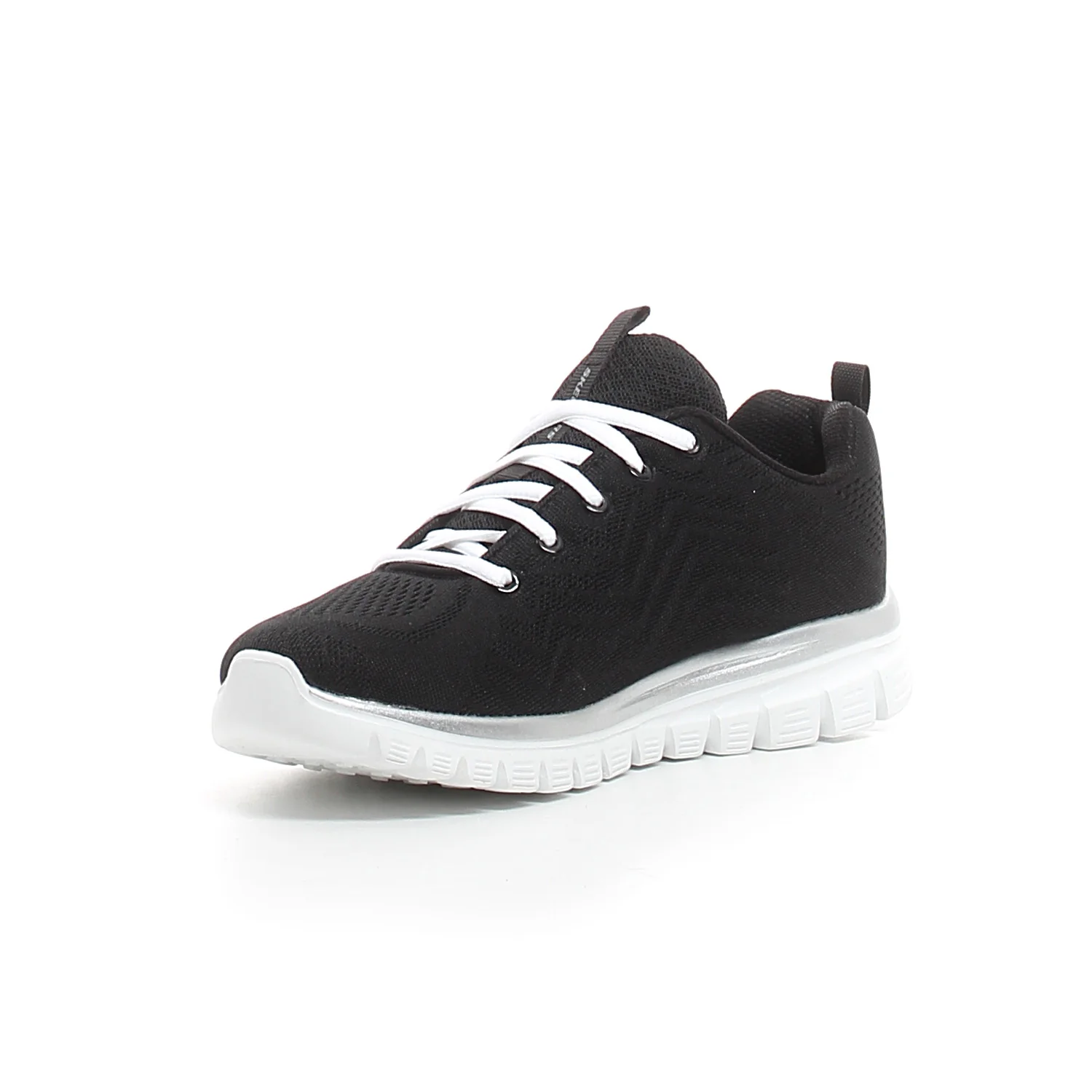Graceful Get Connected sneaker in tessuto nero bianco - Image 3
