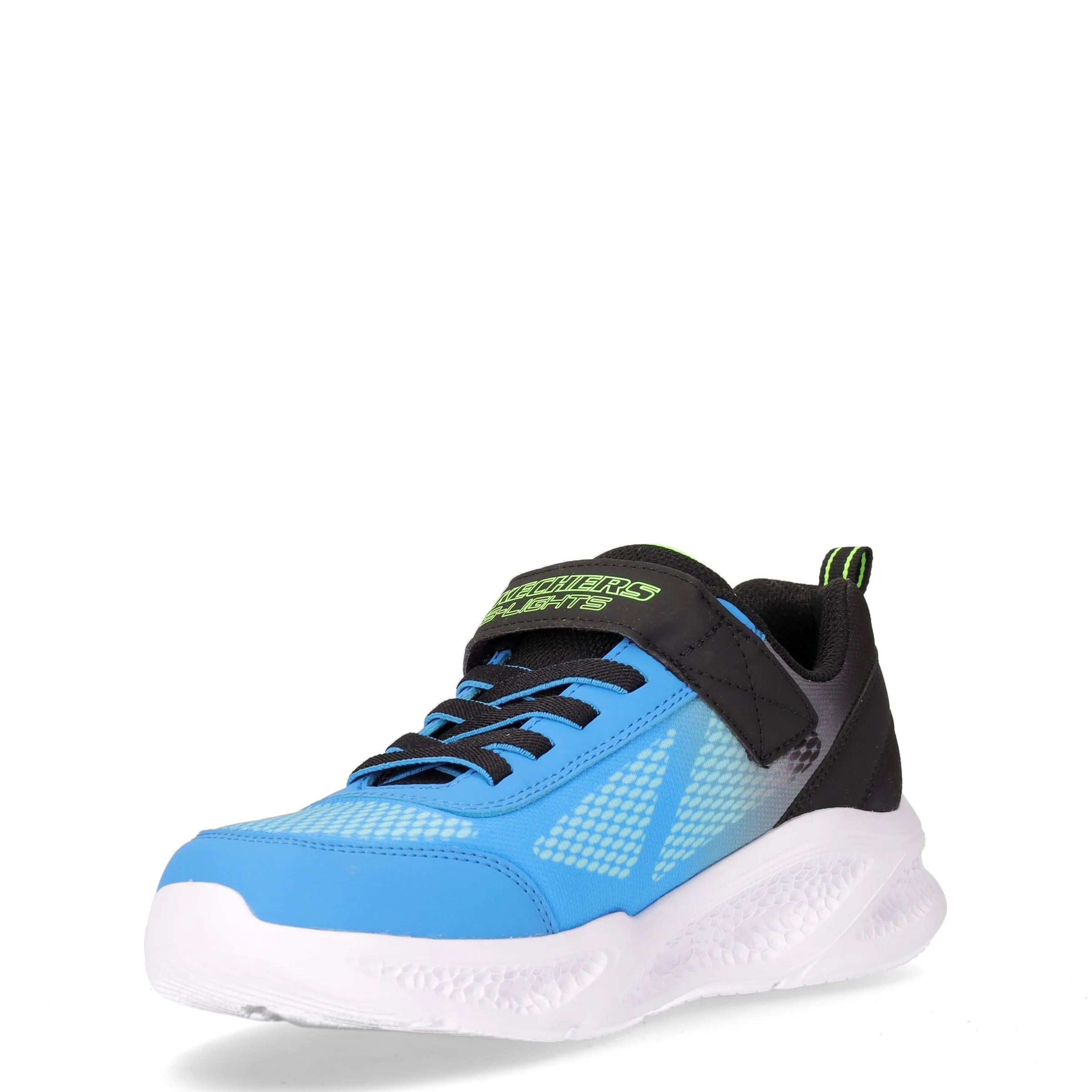 Krendox sneaker con luci da bambino in tessuto blu - Image 3