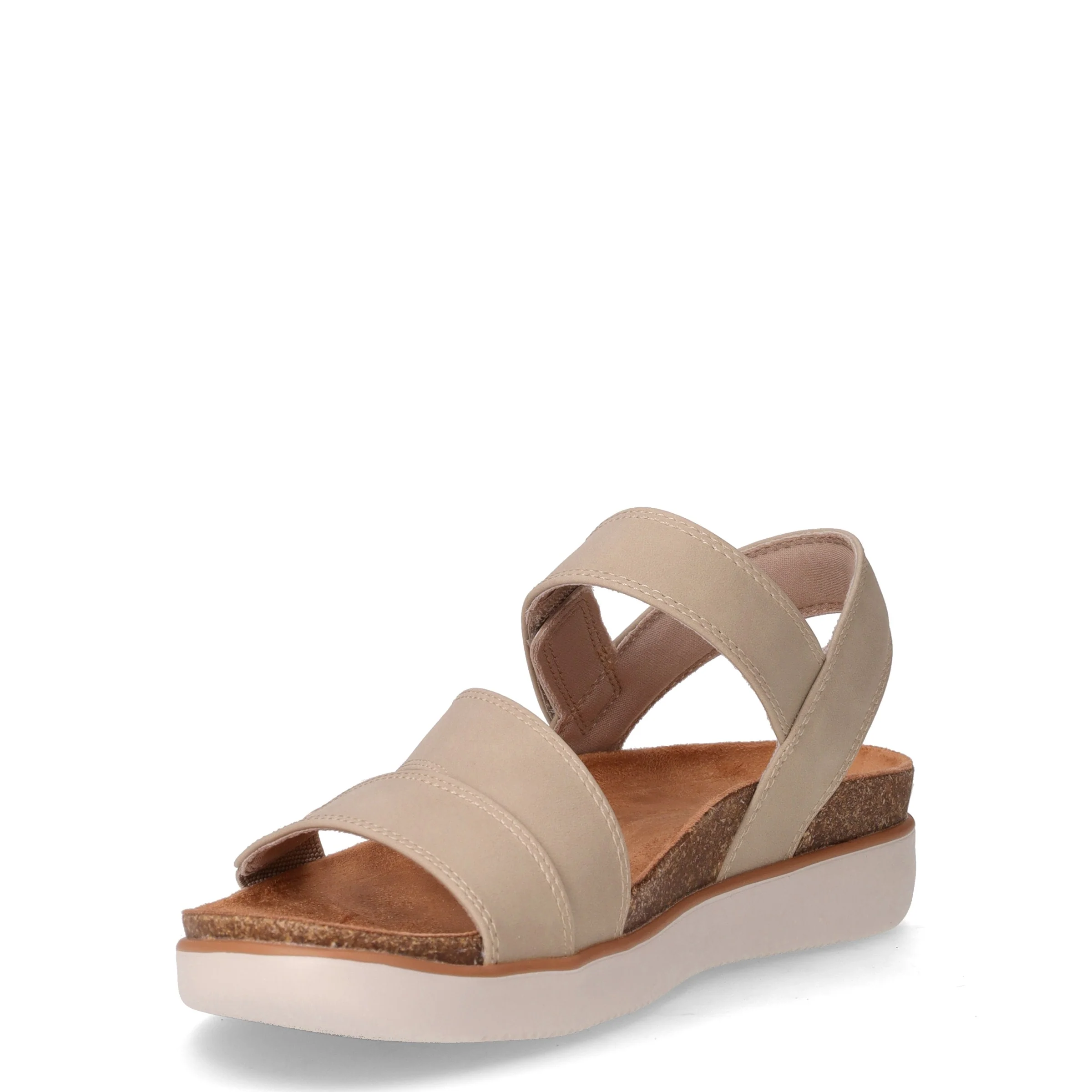 Lifted Comfort sandalo in ecopelle con zeppa taupe - Image 3