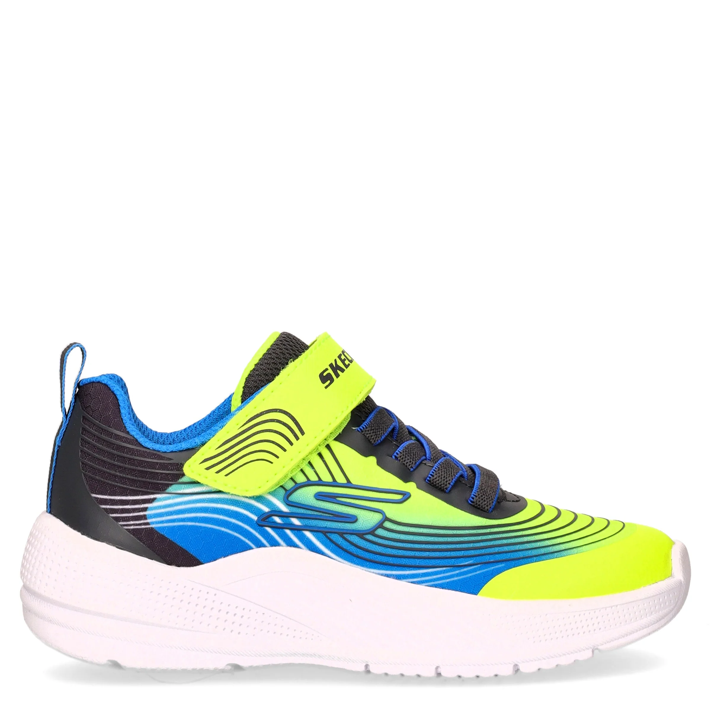 Microspec Advance sneaker in tessuto bambino giallo blu