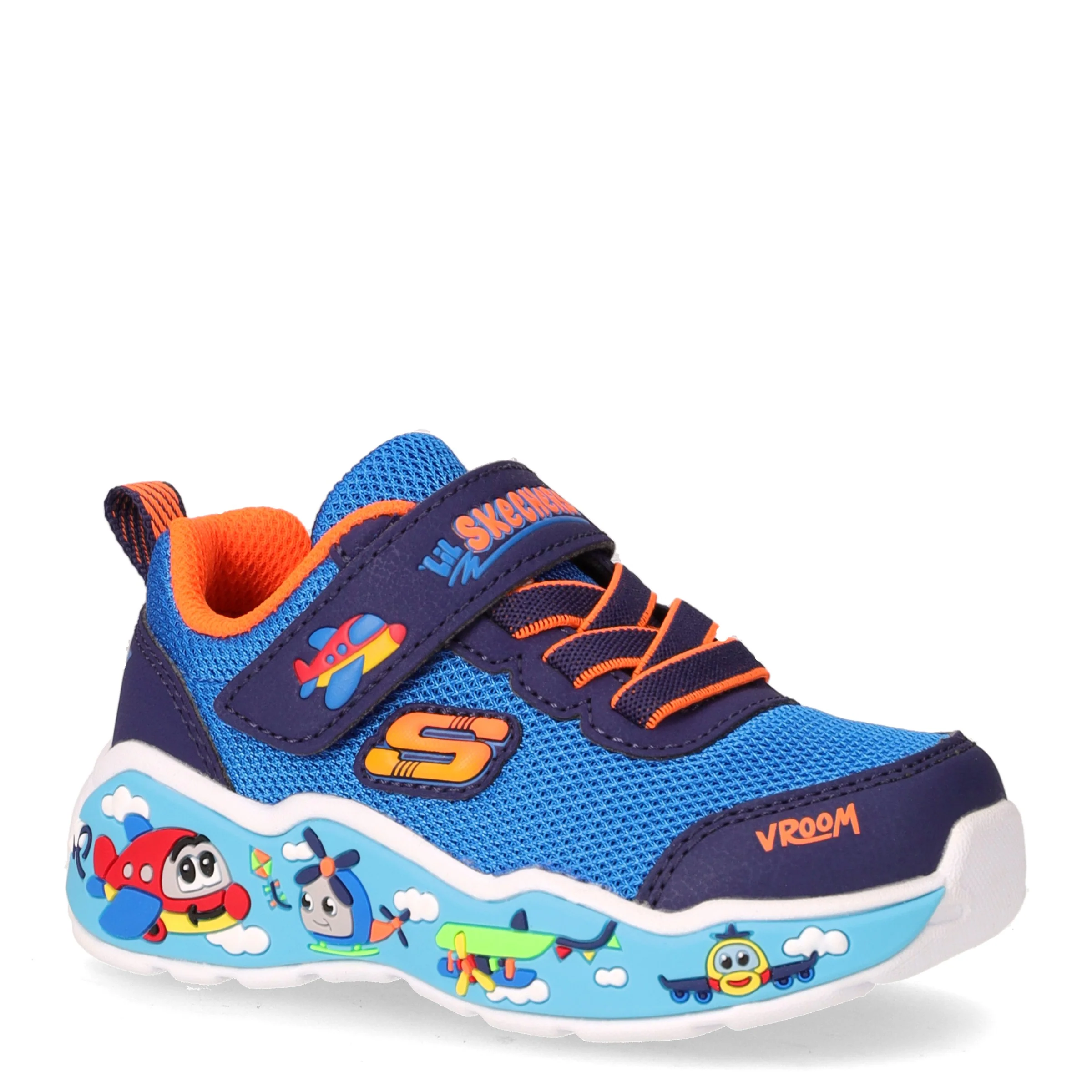 Play Scene sneaker in tessuto ed ecopelle bambino blu navy - Image 2