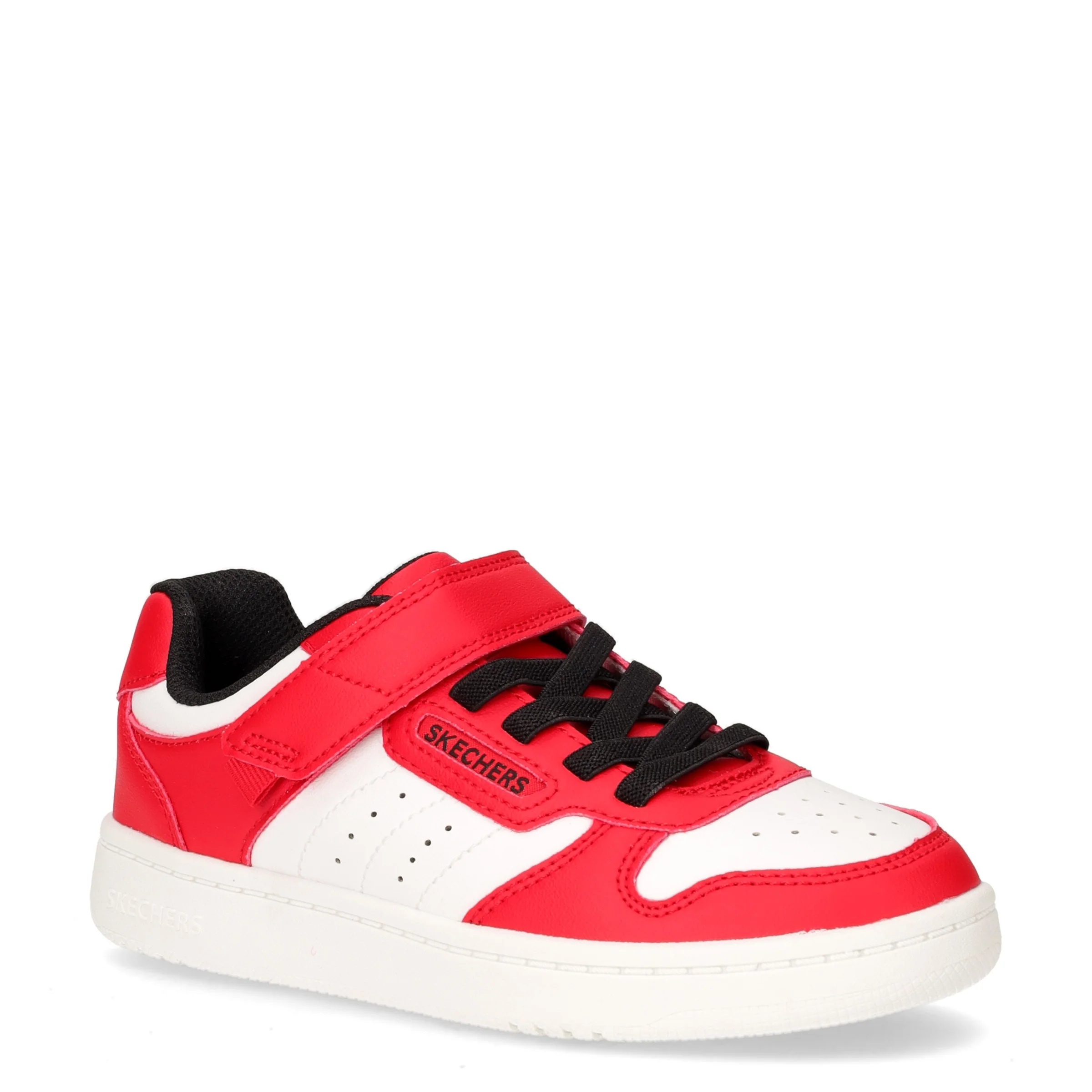 Quick Street sneaker bambino in ecopelle rosso bianco - Image 2
