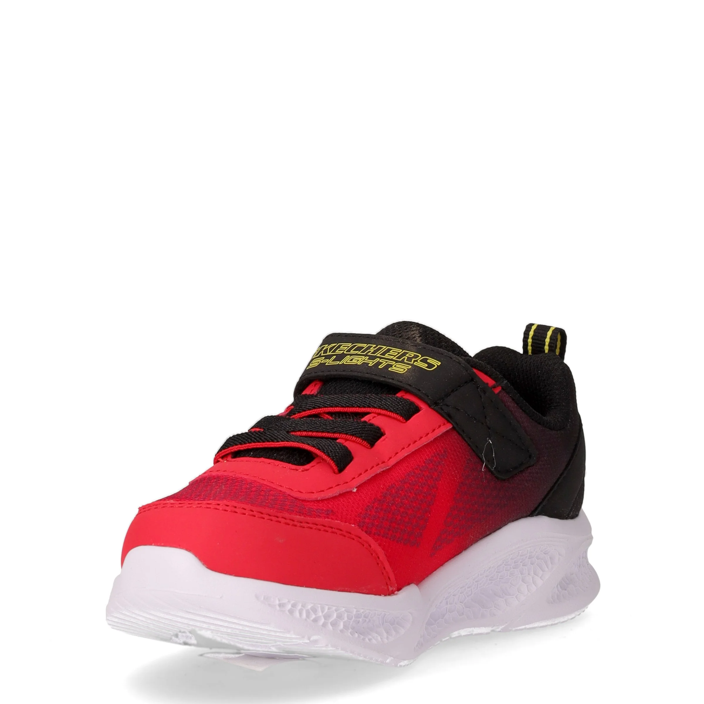 S Lights Meteor Lights Krendox sneaker in tessuto con luci bambino rosso nero - Image 3